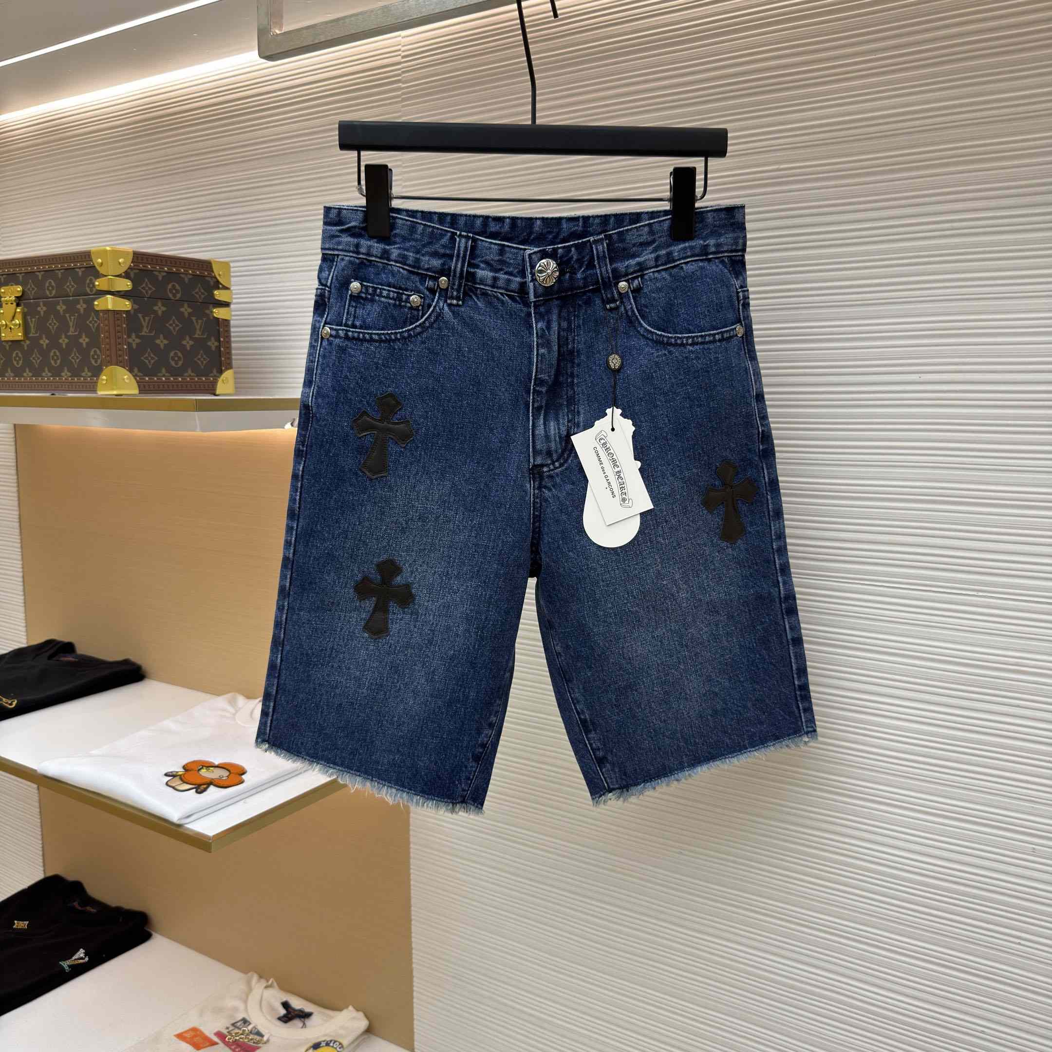 Chrome Hearts Levi's Patch Shorts Denim - DopestKickz