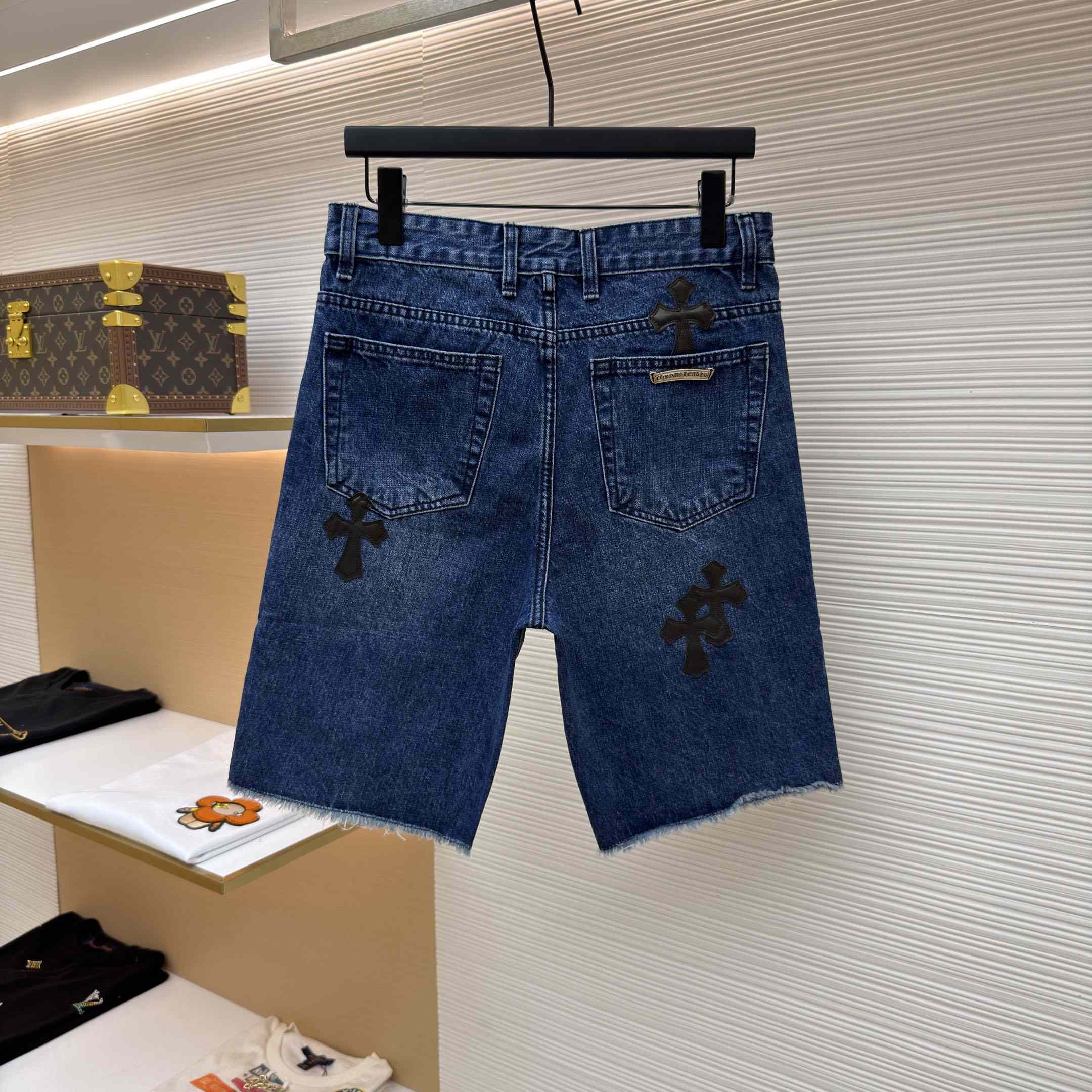 Chrome Hearts Levi's Patch Shorts Denim - DopestKickz