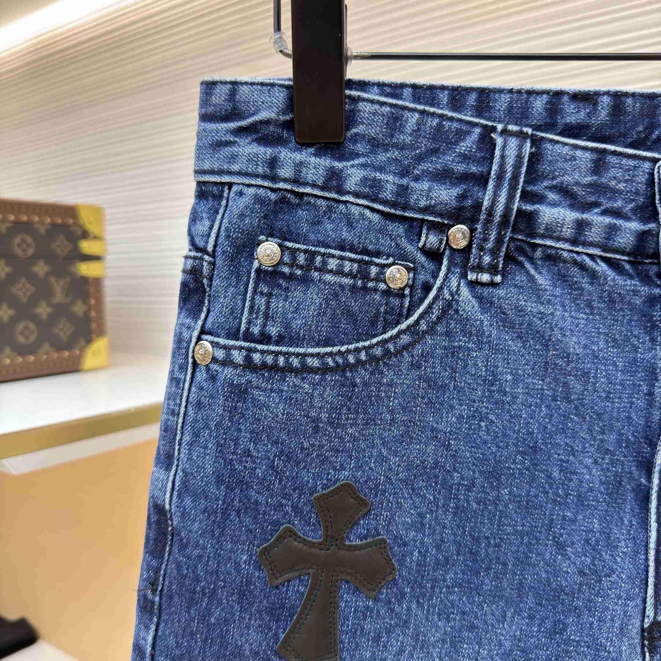 Chrome Hearts Levi's Patch Shorts Denim - DopestKickz