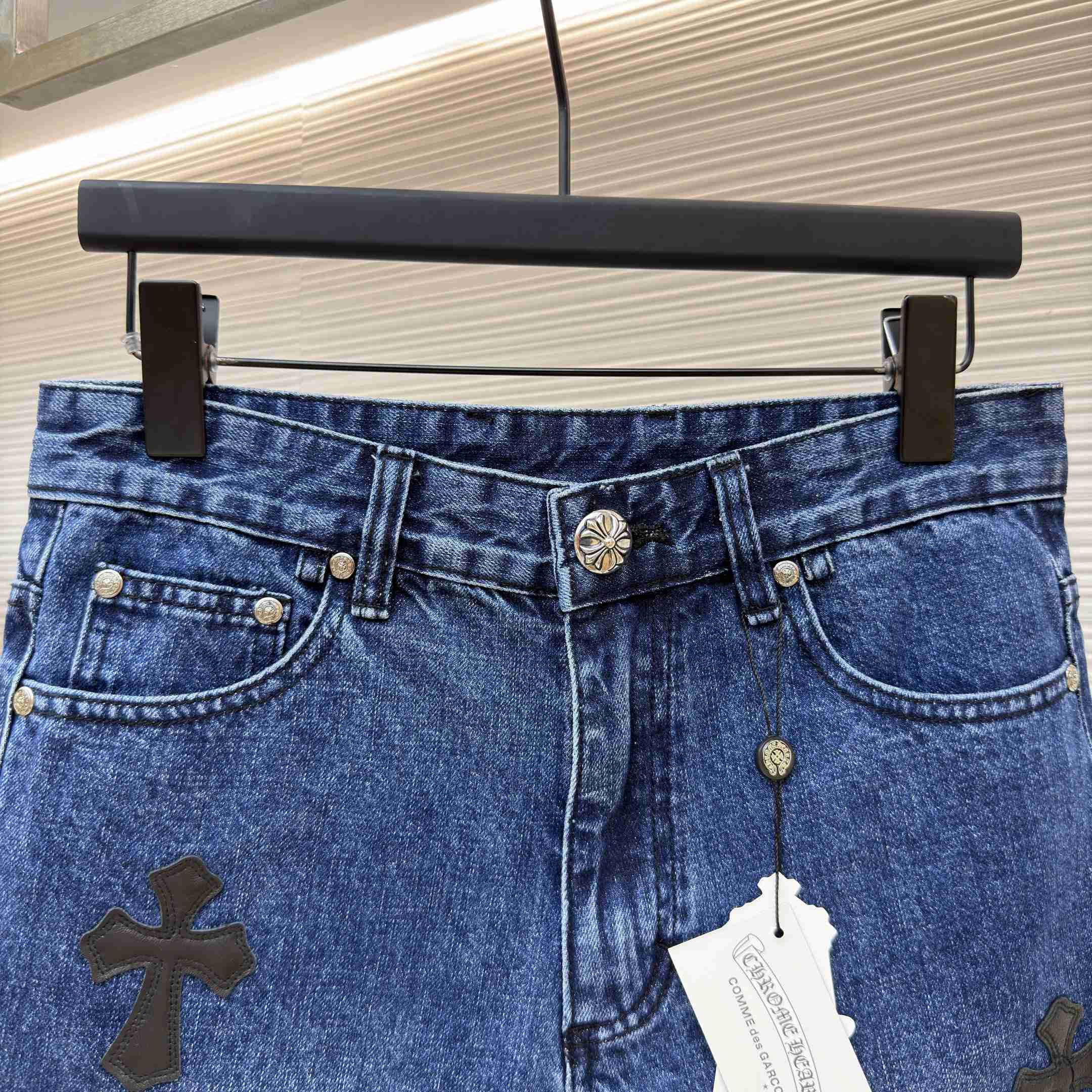 Chrome Hearts Levi's Patch Shorts Denim - DopestKickz