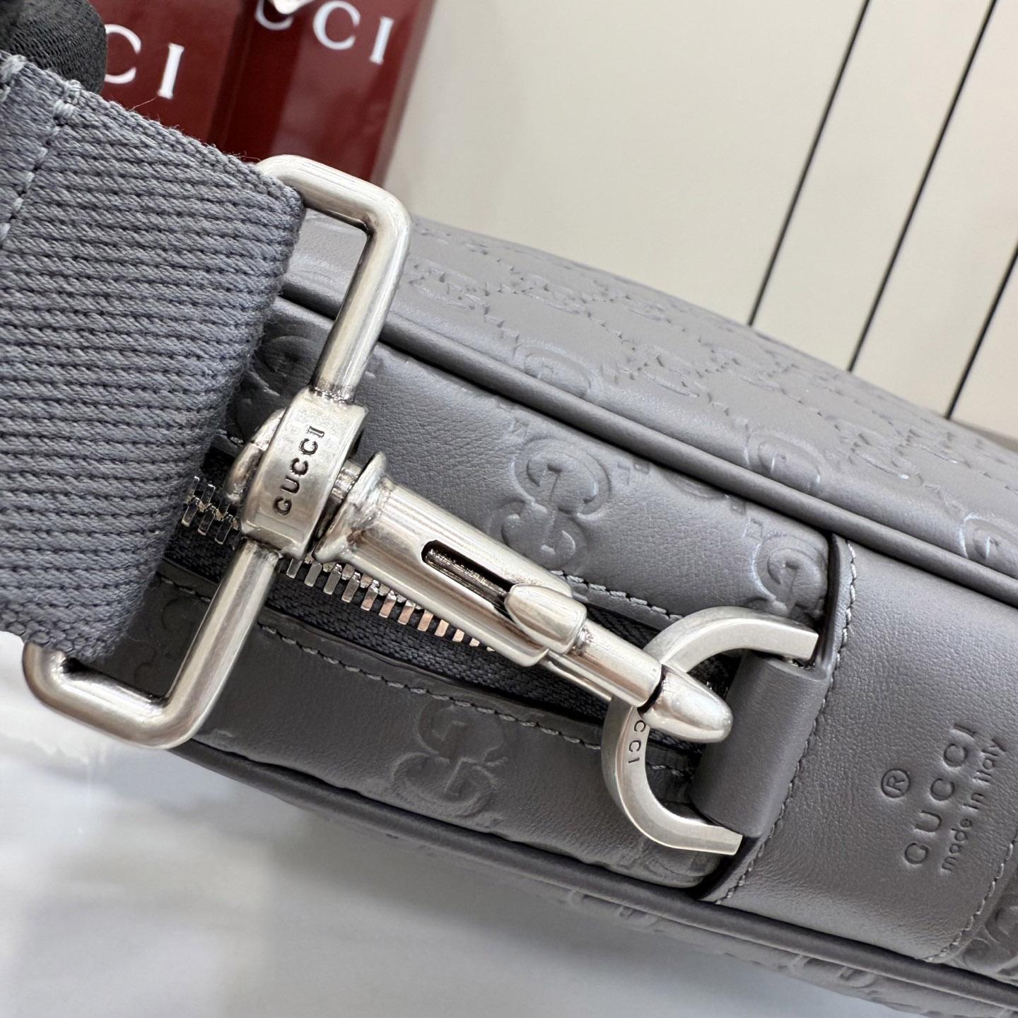 Gucci  GG Emblem Large Briefcase 850222 - DopestKickz