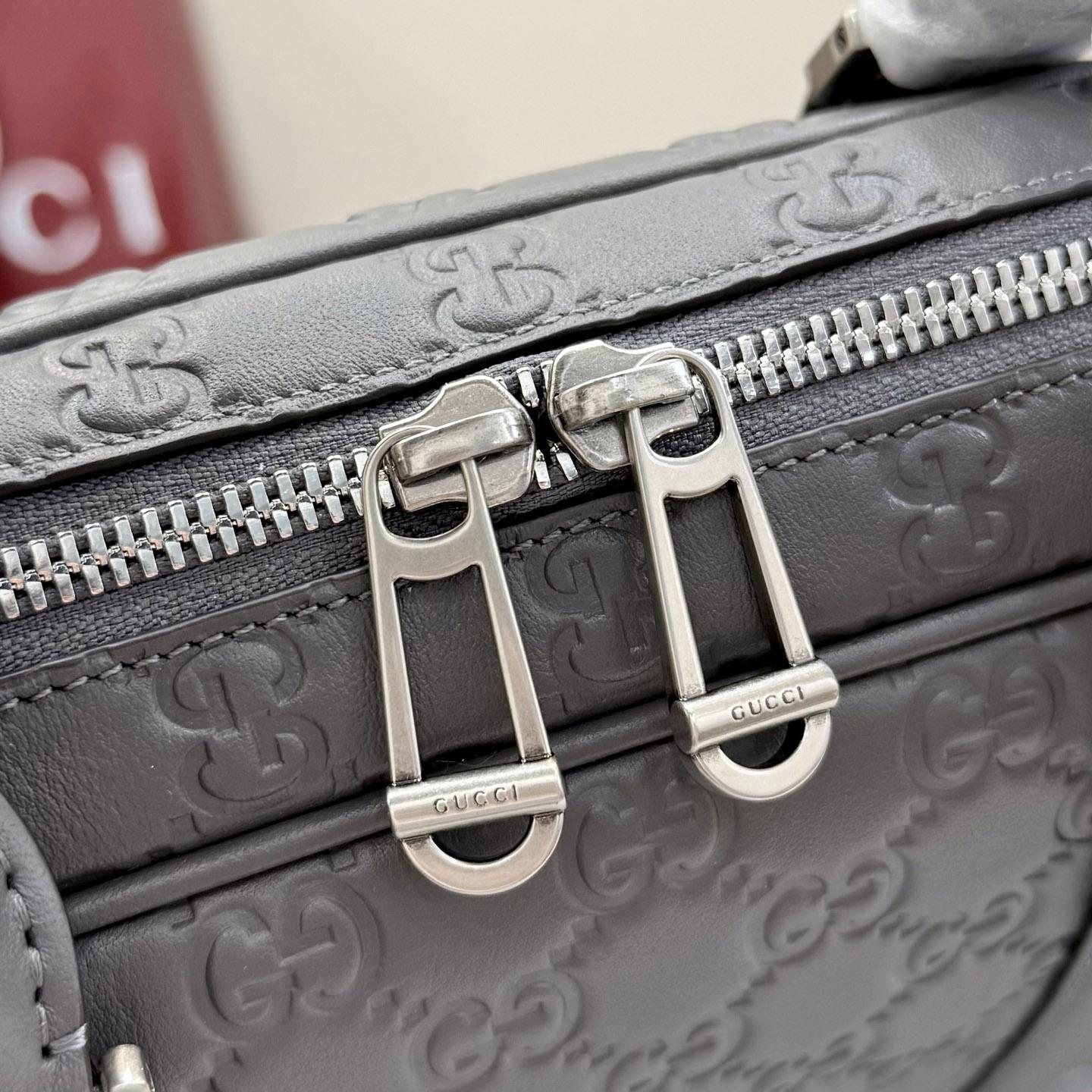 Gucci  GG Emblem Large Briefcase 850222 - DopestKickz