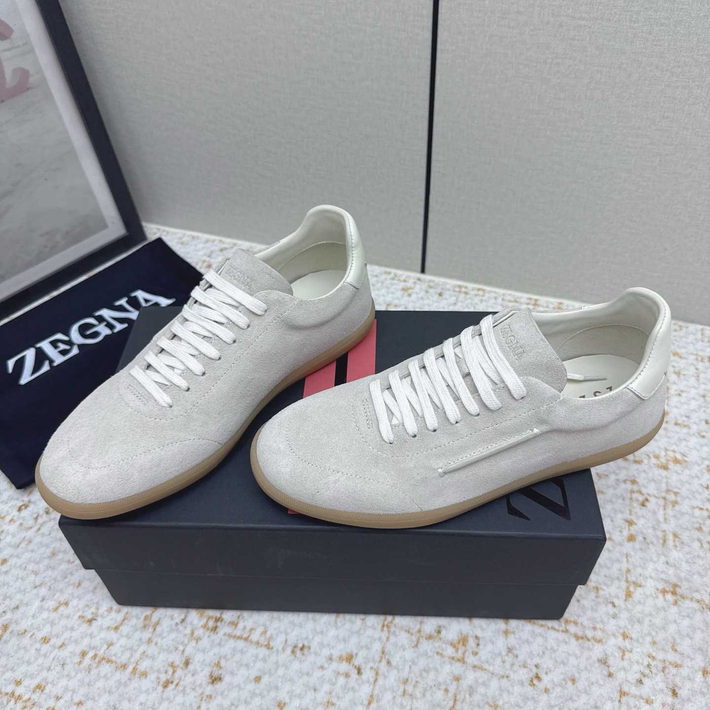 Zegna 232 Suede Sneakers - DopestKickz