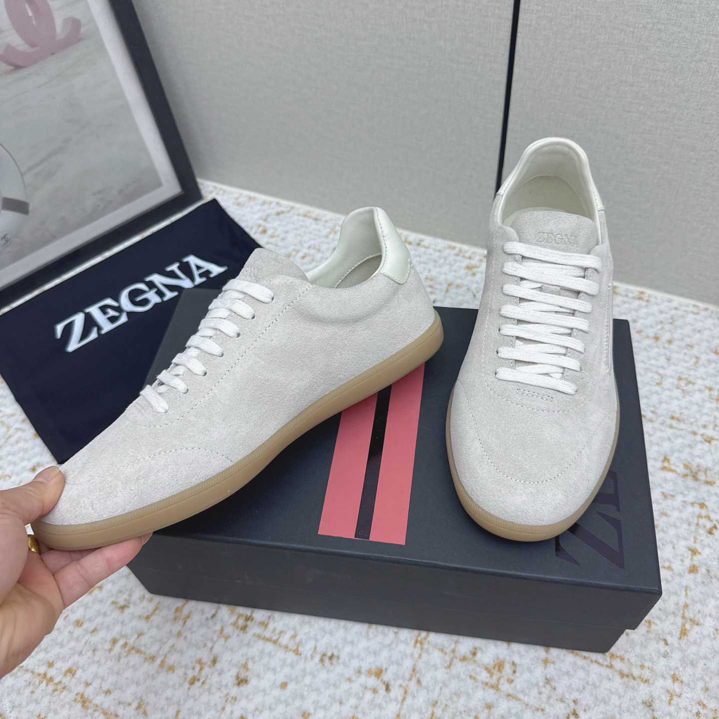Zegna 232 Suede Sneakers - DopestKickz