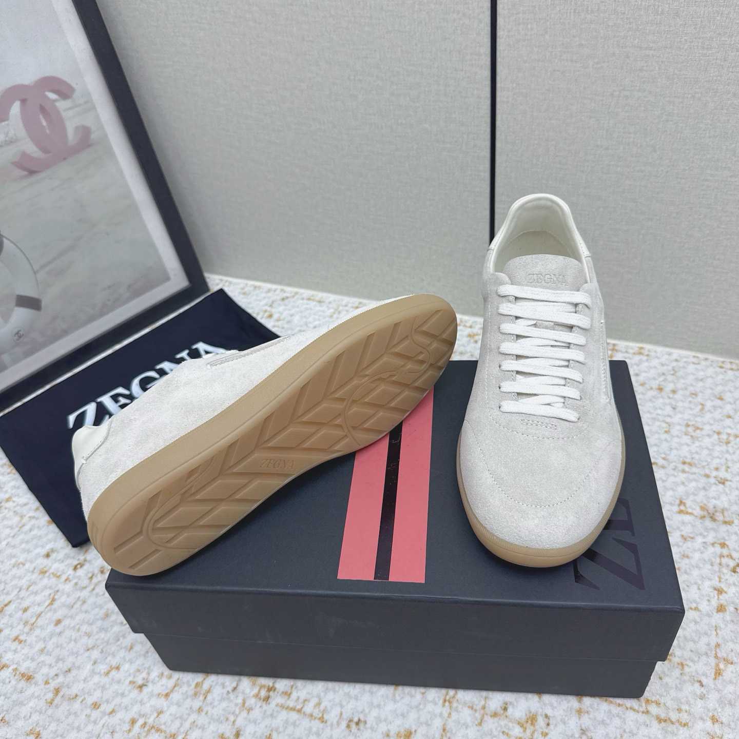 Zegna 232 Suede Sneakers - DopestKickz
