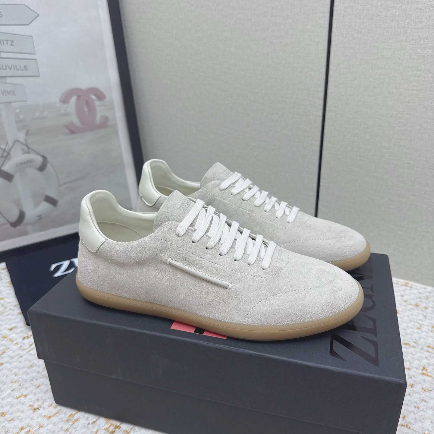 Zegna 232 Suede Sneakers - DopestKickz