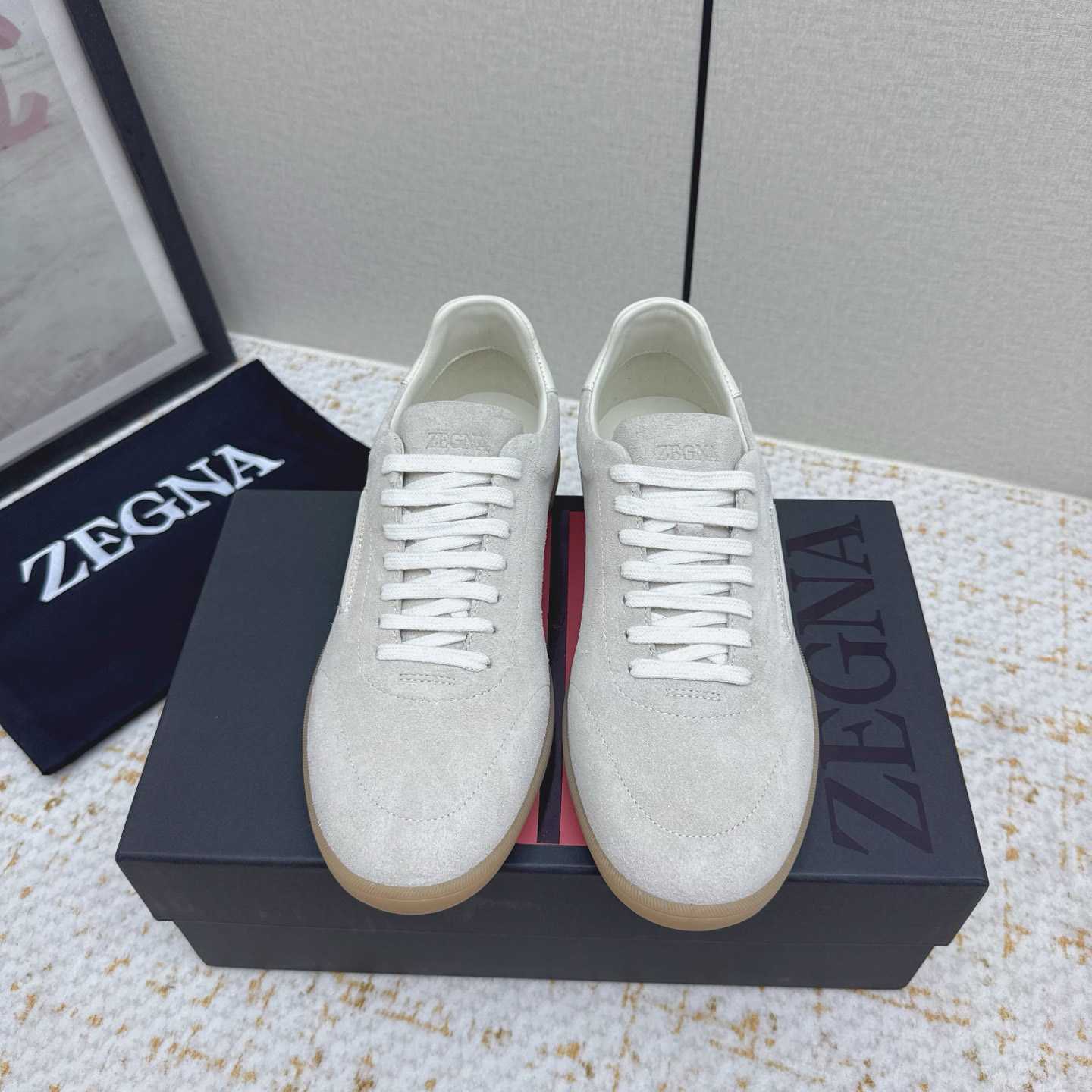 Zegna 232 Suede Sneakers - DopestKickz
