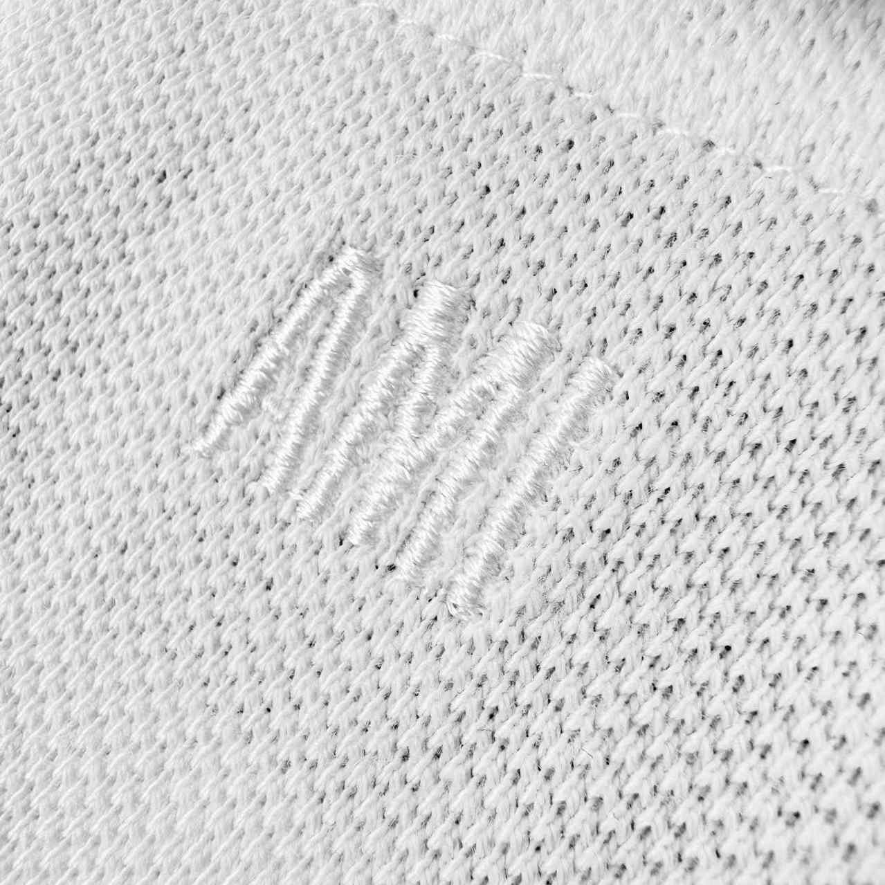 AMI Paris White Wool Short Sleeves Ami De Coeur Polo - DopestKickz