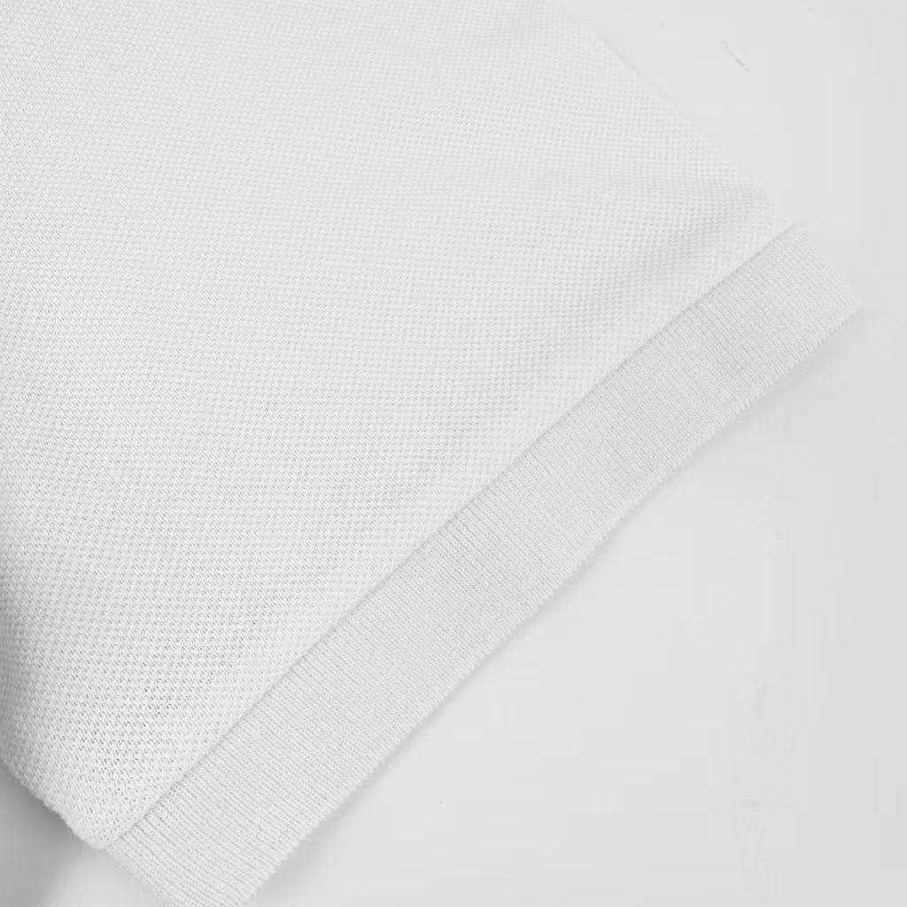 AMI Paris White Wool Short Sleeves Ami De Coeur Polo - DopestKickz