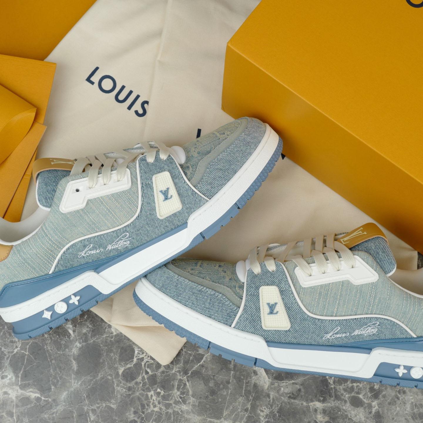 Louis Vuitton LV Trainer Sneaker  1AKCFF - DopestKickz