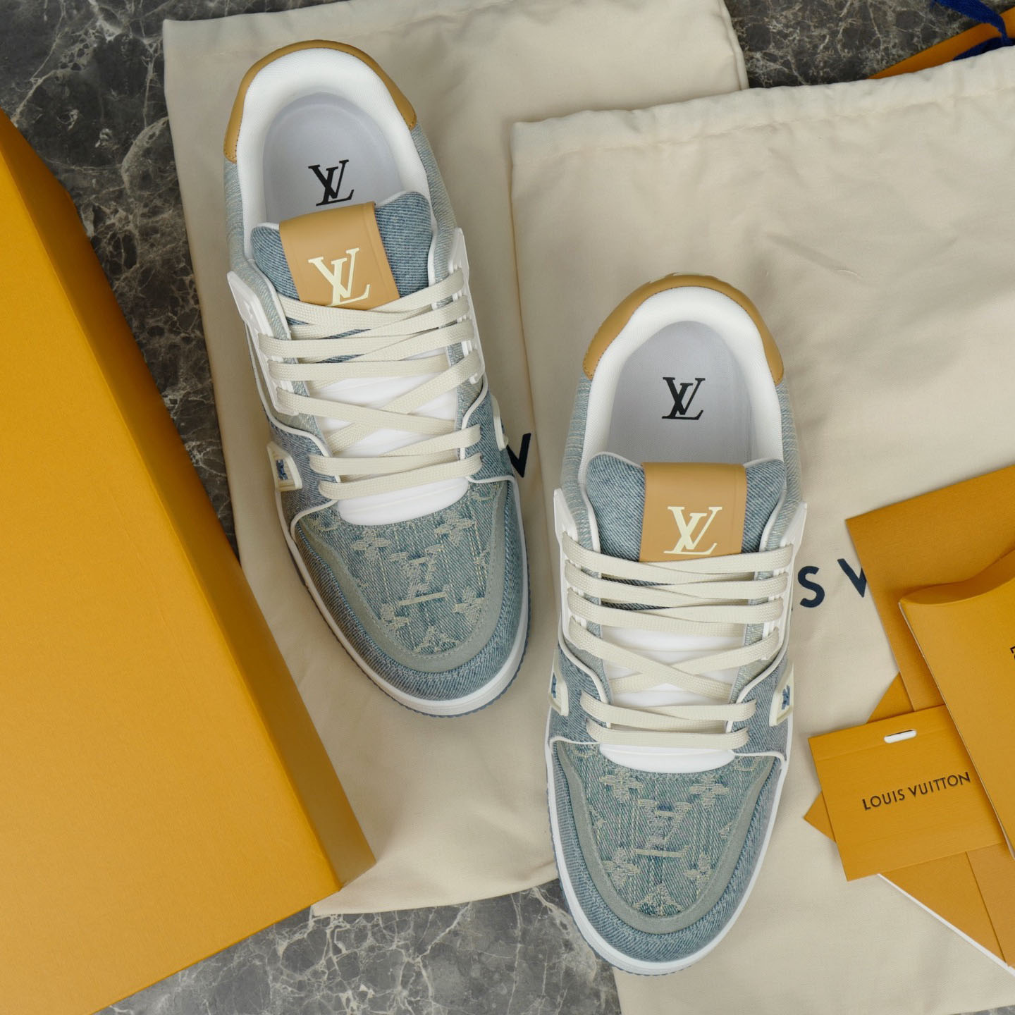 Louis Vuitton LV Trainer Sneaker  1AKCFF - DopestKickz