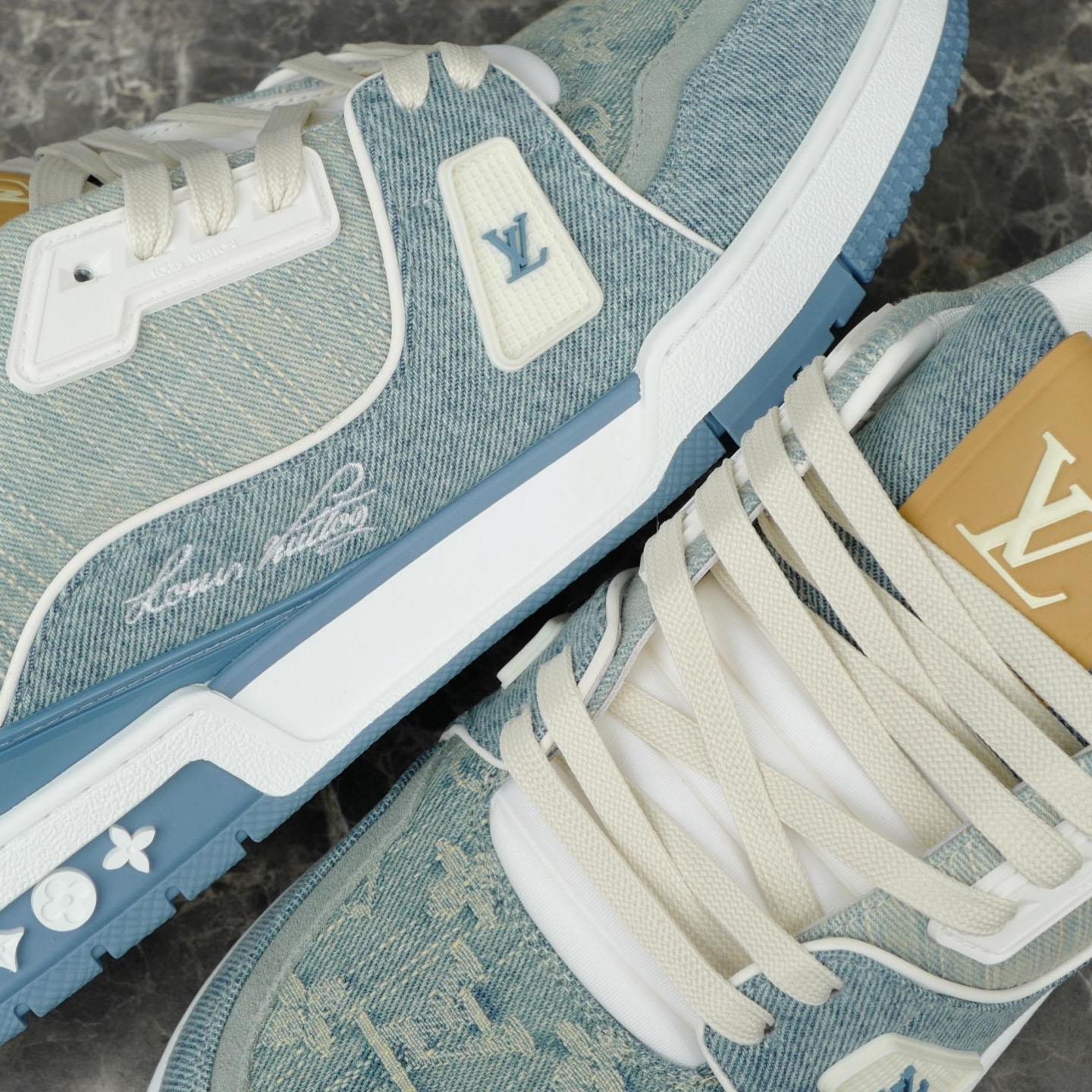 Louis Vuitton LV Trainer Sneaker  1AKCFF - DopestKickz