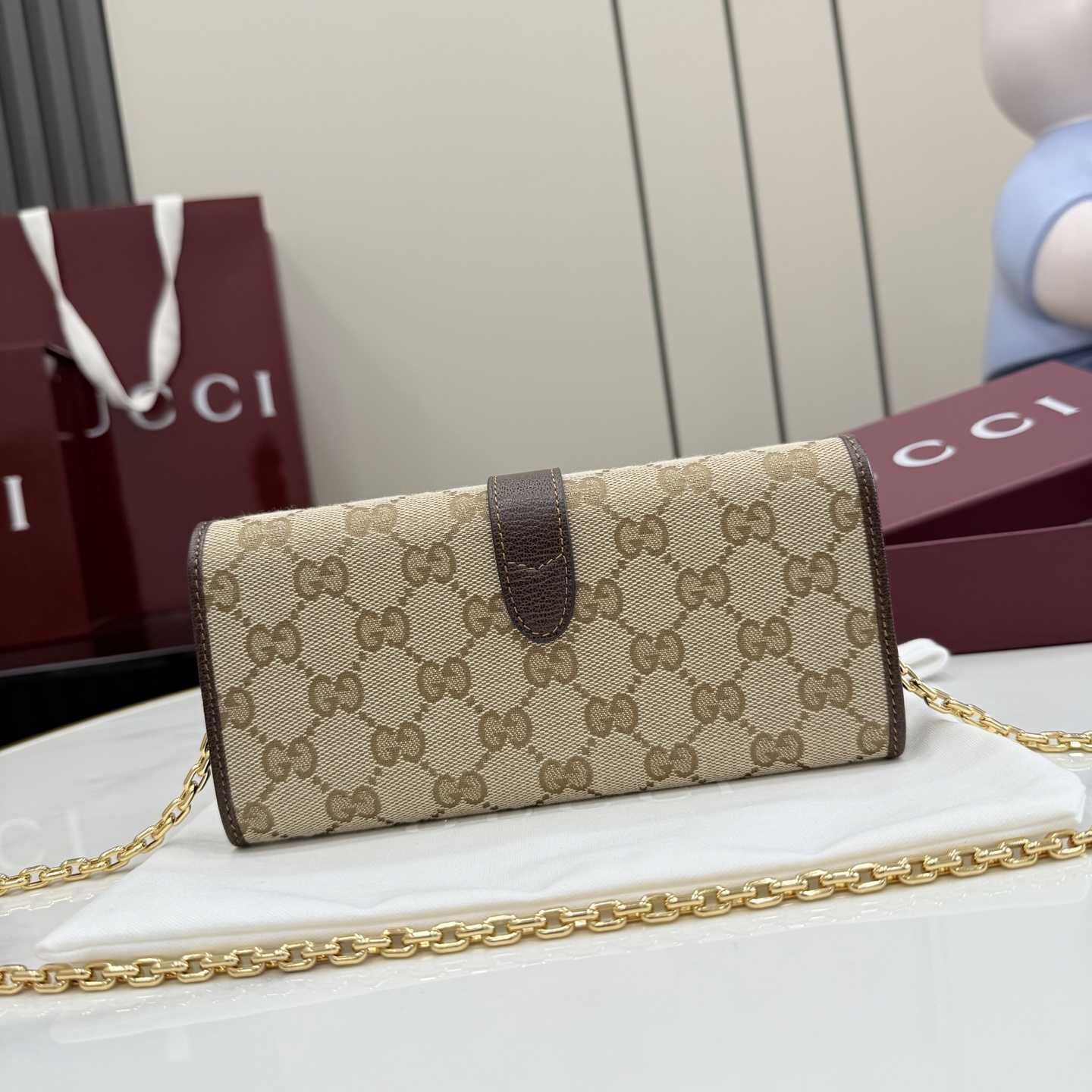 Gucci Jackie Wallet On Chain - DopestKickz