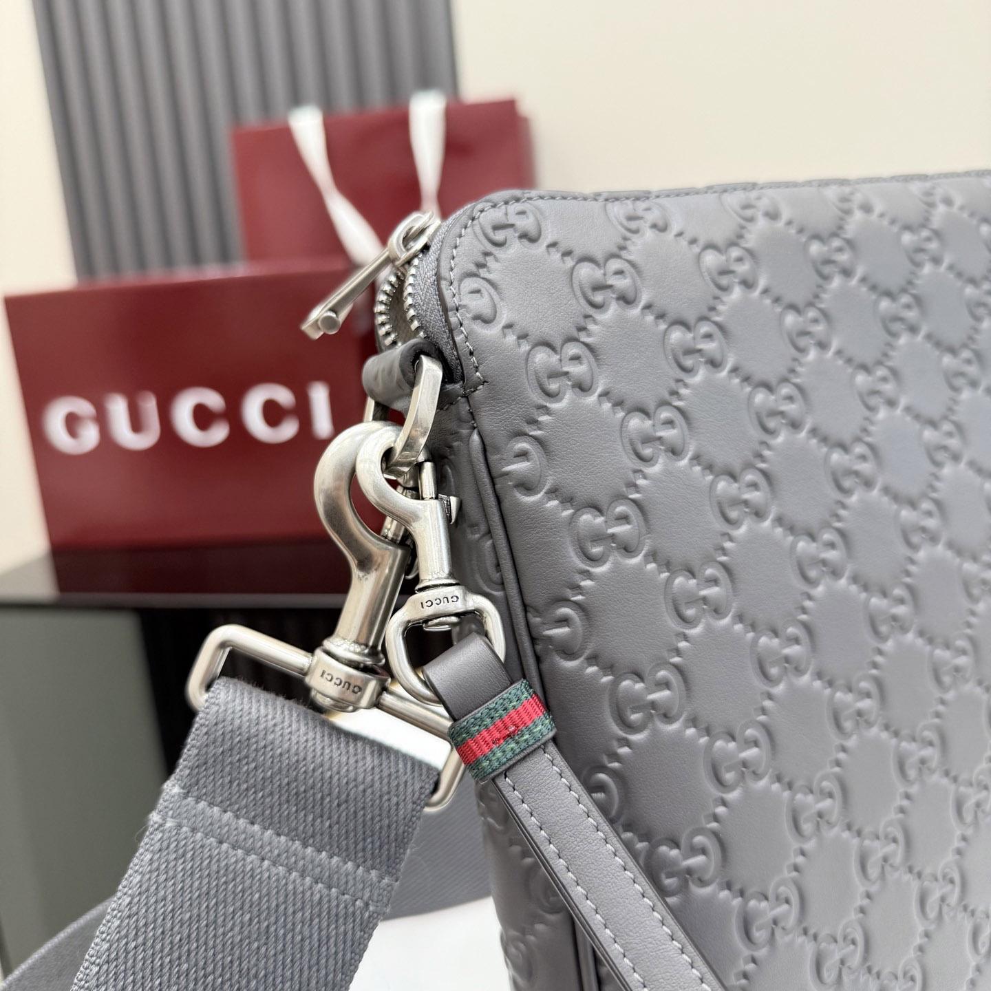 Gucci GG Emblem Medium Crossbody Bag 850214 - DopestKickz