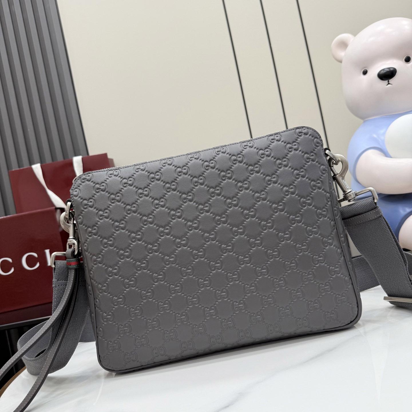 Gucci GG Emblem Medium Crossbody Bag 850214 - DopestKickz