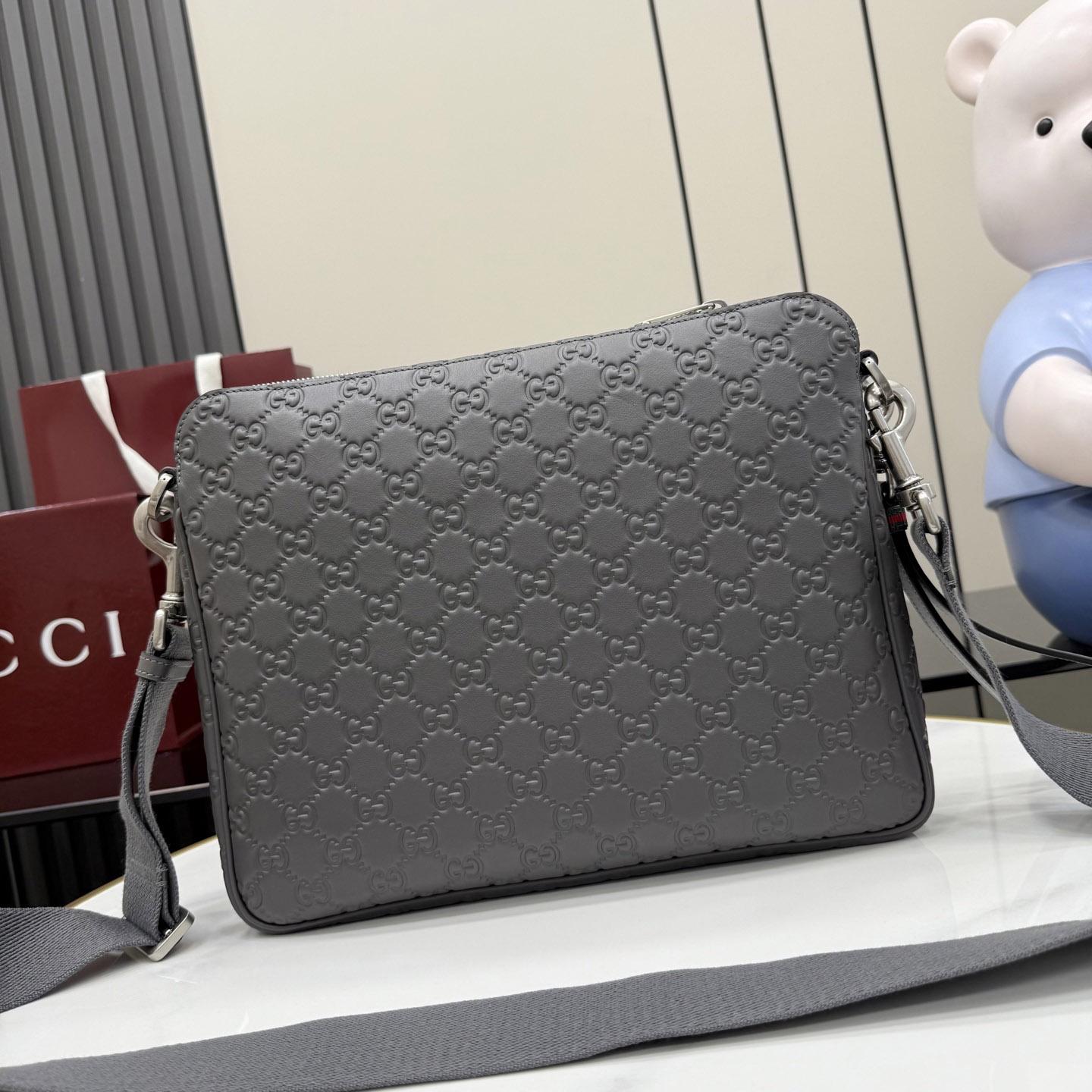 Gucci GG Emblem Medium Crossbody Bag 850214 - DopestKickz