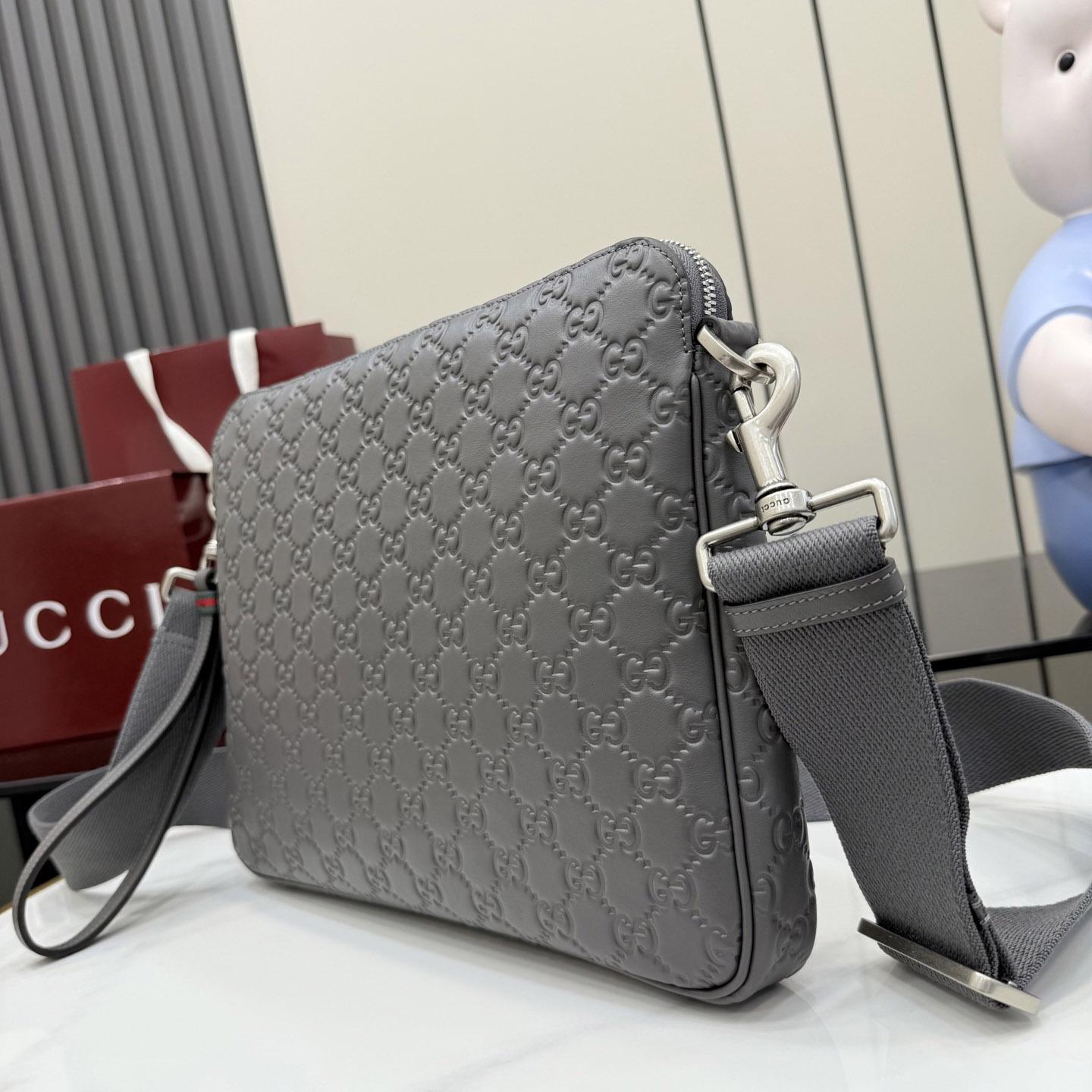 Gucci GG Emblem Medium Crossbody Bag 850214 - DopestKickz