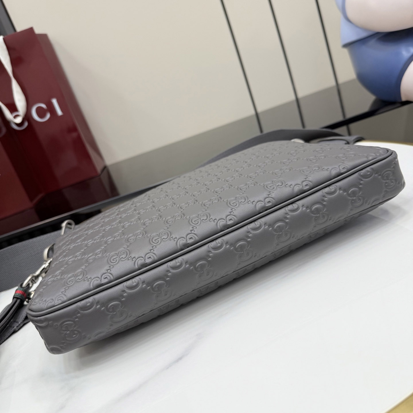Gucci GG Emblem Medium Crossbody Bag 850214 - DopestKickz