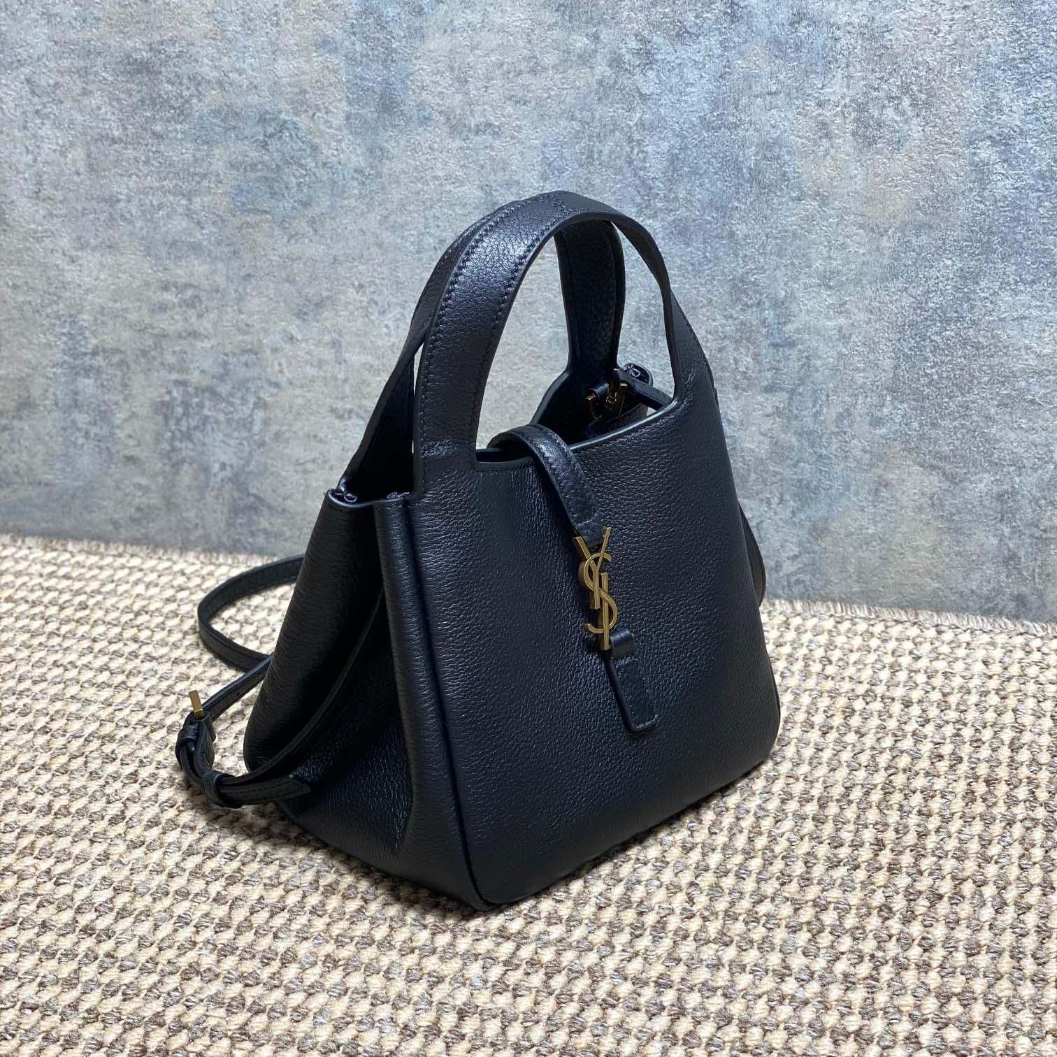 Saint Laurent LE 5 À 7 BABY BEA In Grained Leather - DopestKickz