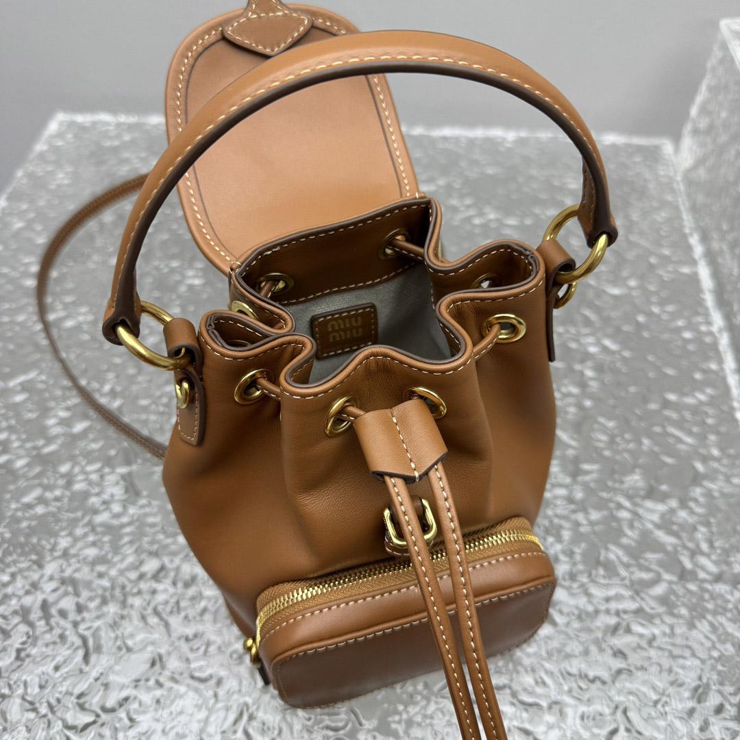 Miu Miu  Leather Mini-Backpack - DopestKickz