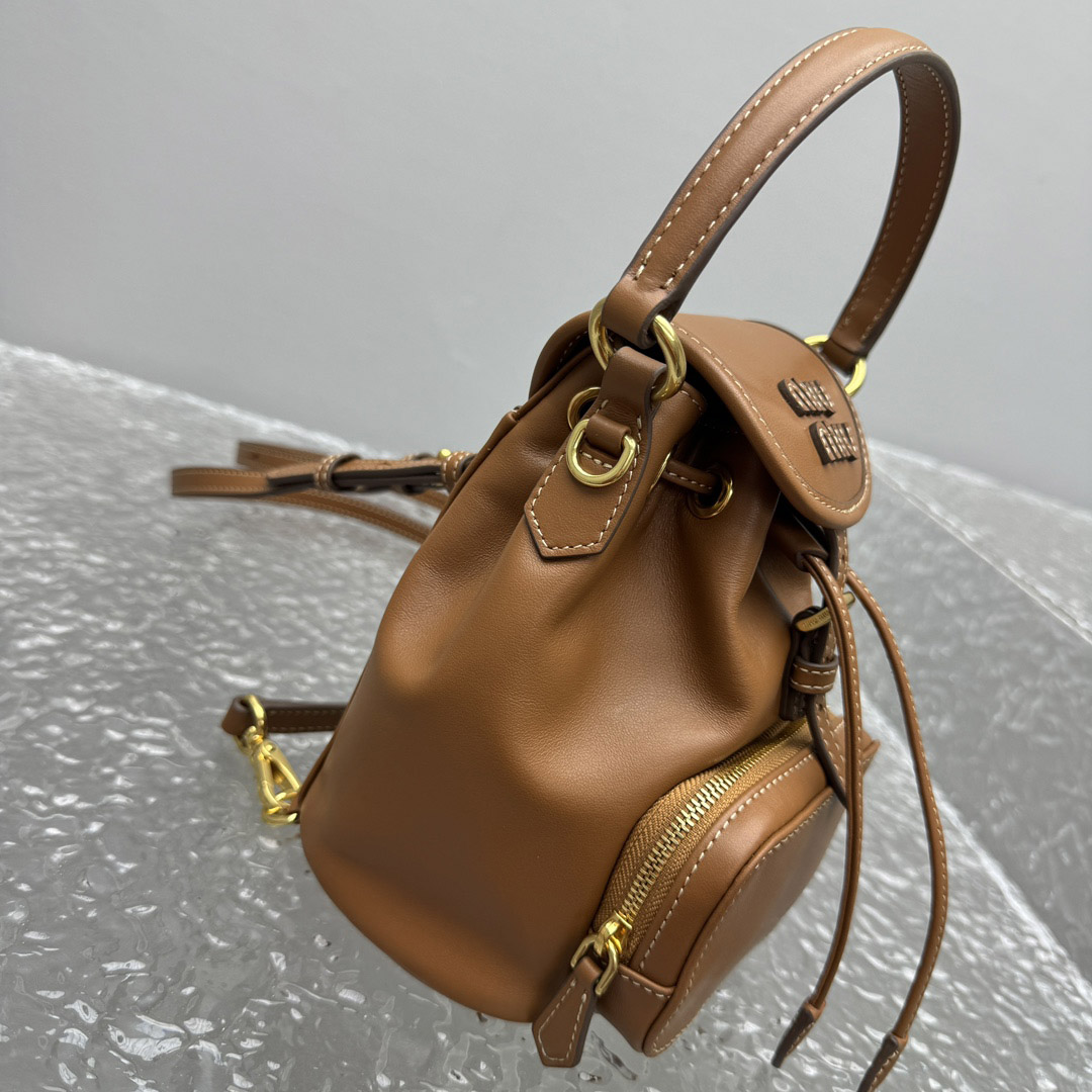 Miu Miu  Leather Mini-Backpack - DopestKickz