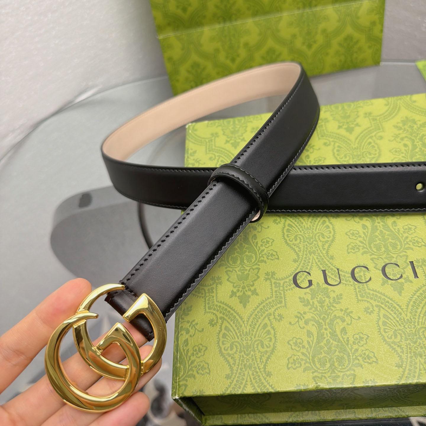 Gucci  Flat Marmont Belt - DopestKickz