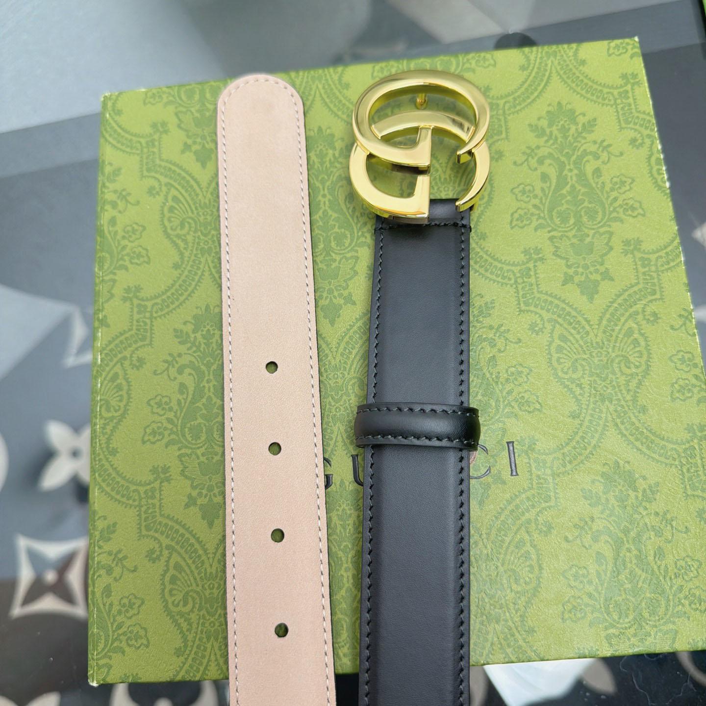 Gucci  Flat Marmont Belt - DopestKickz