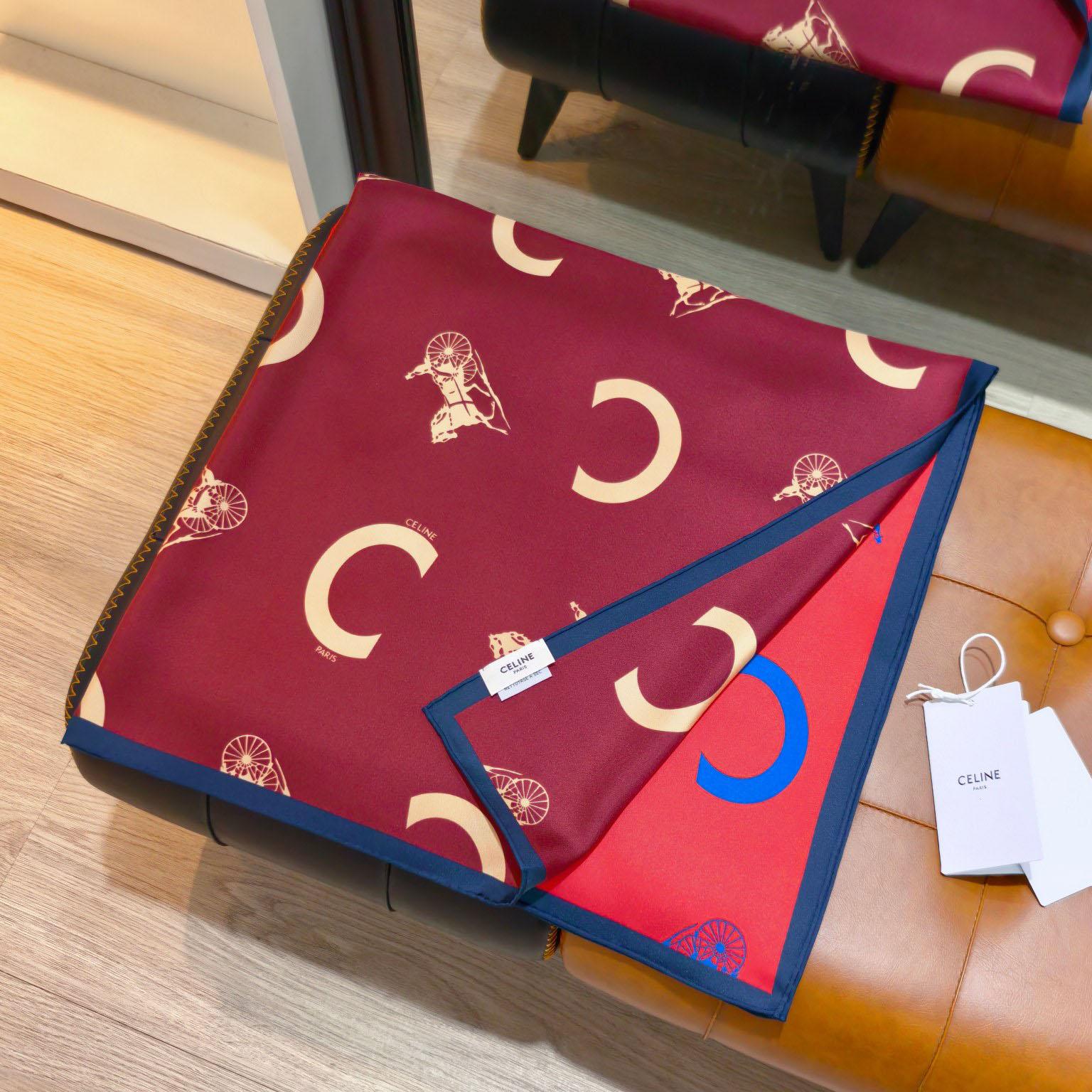 Celine  Square In Silk Twill - DopestKickz