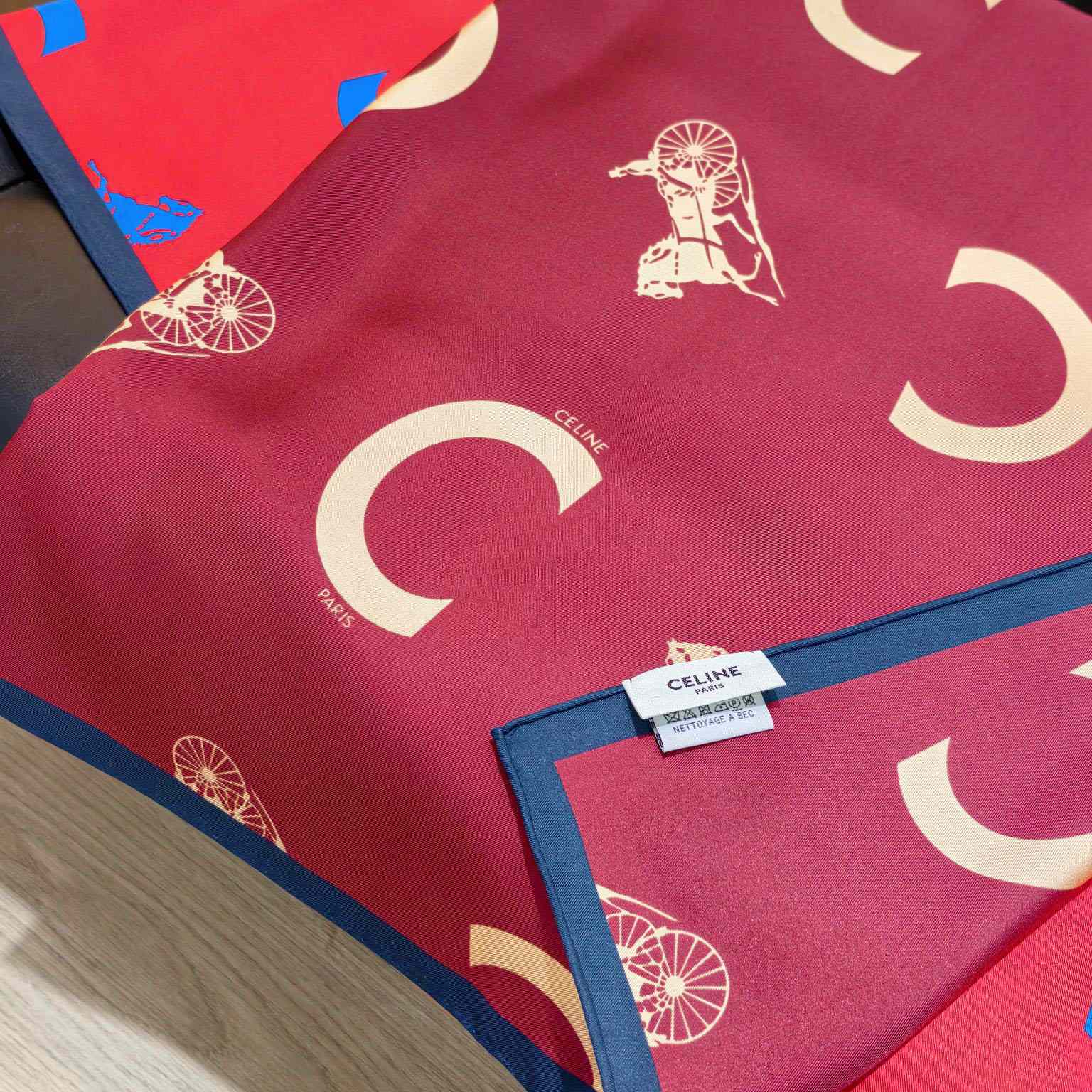 Celine  Square In Silk Twill - DopestKickz