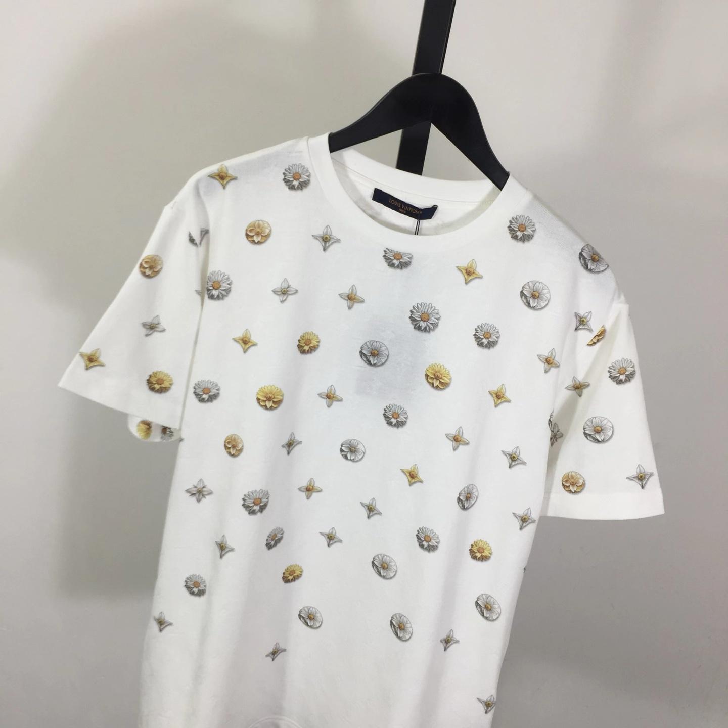 Louis Vuitton Overprinted Monogram Jacquard T-Shirt   1AJRAG - DopestKickz