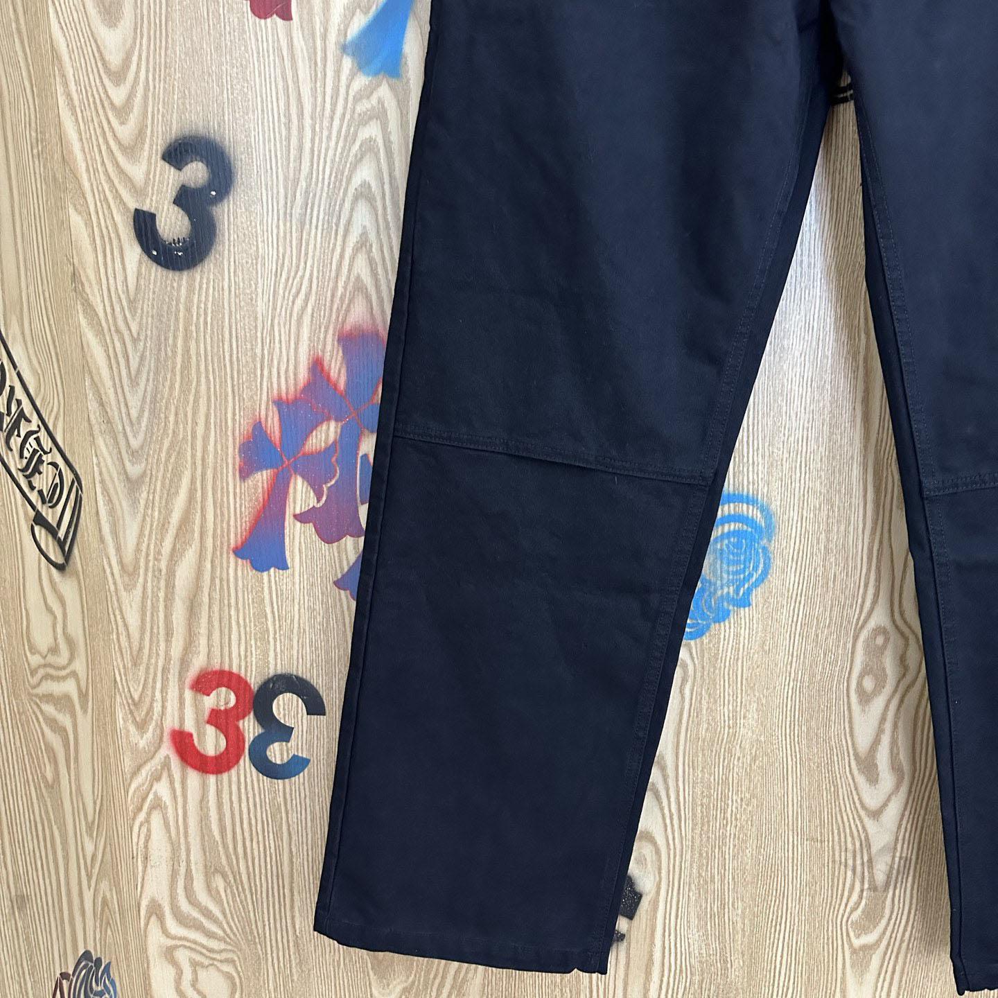 Chrome Hearts Cross Patch Double Knee Carpenter Pants - DopestKickz