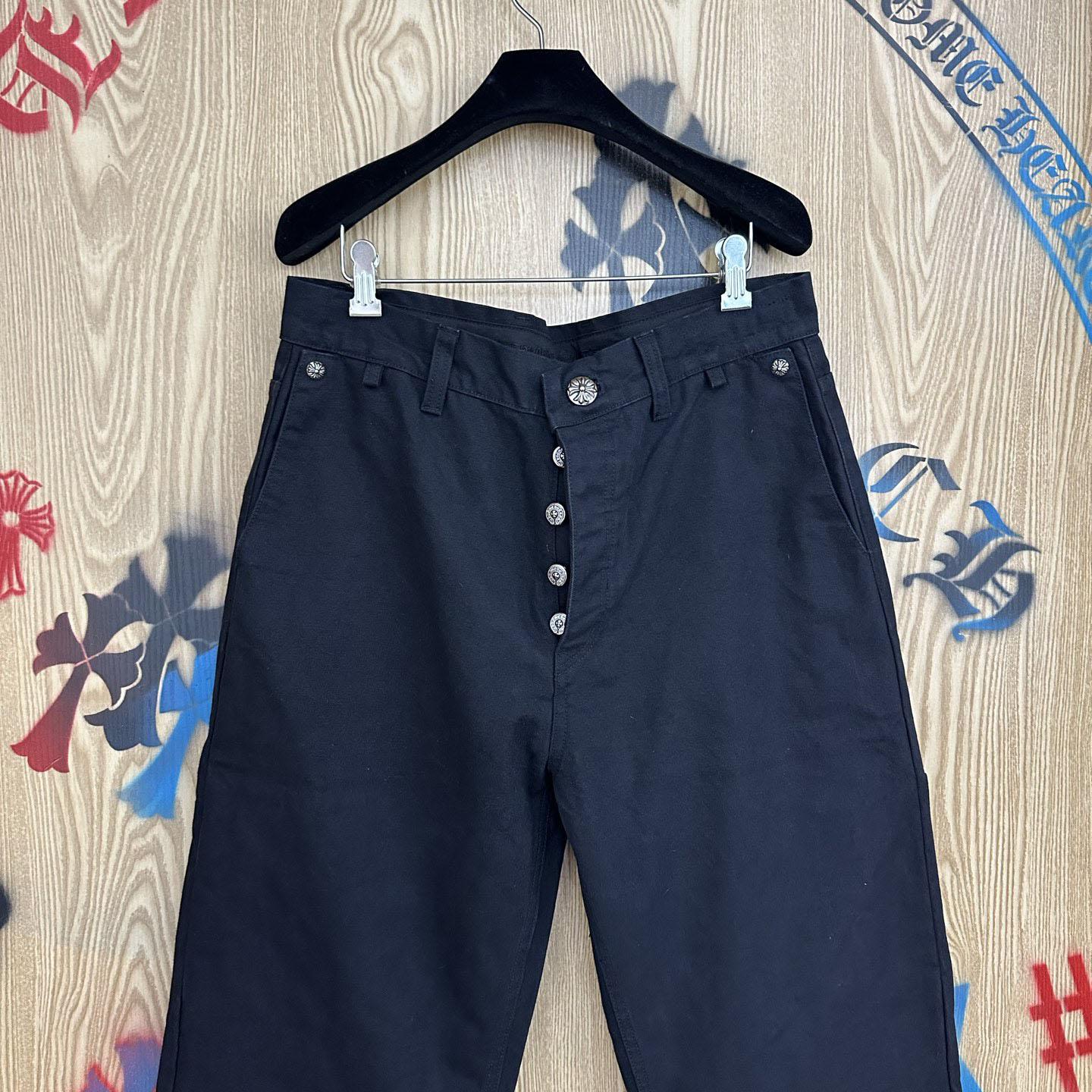 Chrome Hearts Cross Patch Double Knee Carpenter Pants - DopestKickz