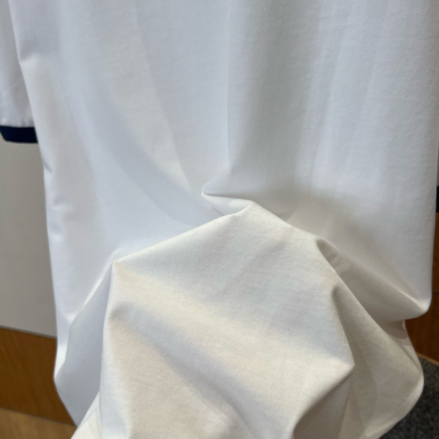 AMI Paris White Cotton Ami De Coeur Knitted Patch T-shirt - DopestKickz