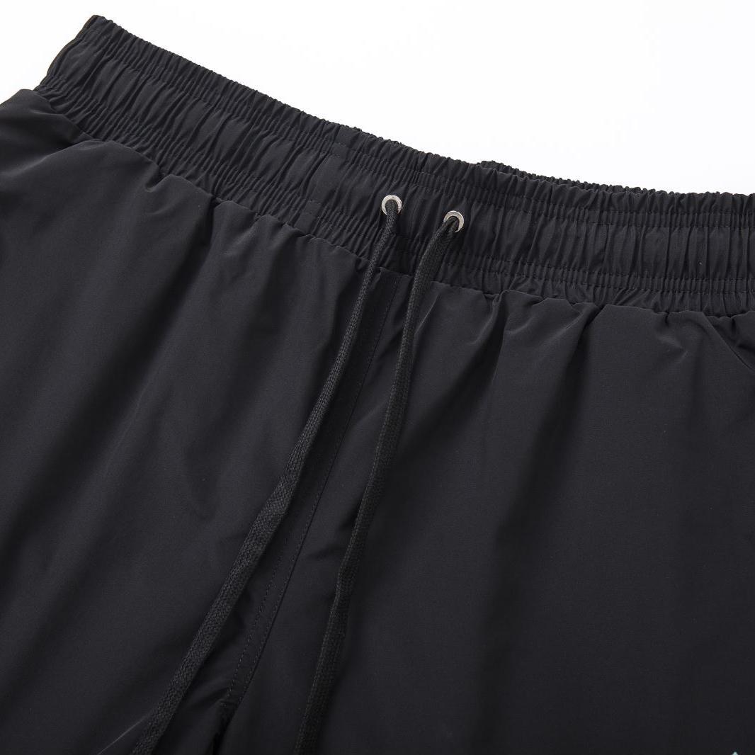 Amiri Staggered Chrome Swim Trunk 'Black' - DopestKickz