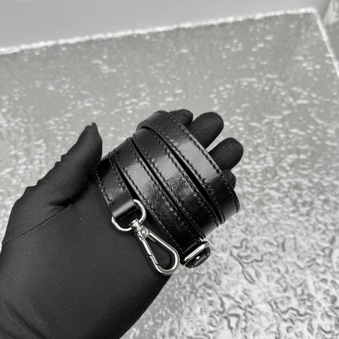 Miu Miu Shiny Leather Top-Handle Bag - DopestKickz