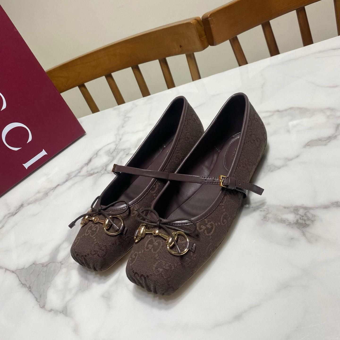 Gucci Horsebit Ballet Flat - DopestKickz