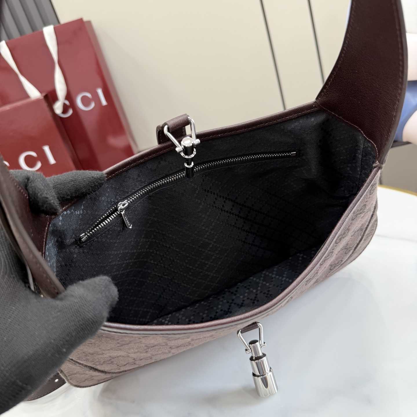Gucci Jackie 1961 Medium Shoulder Bag - DopestKickz