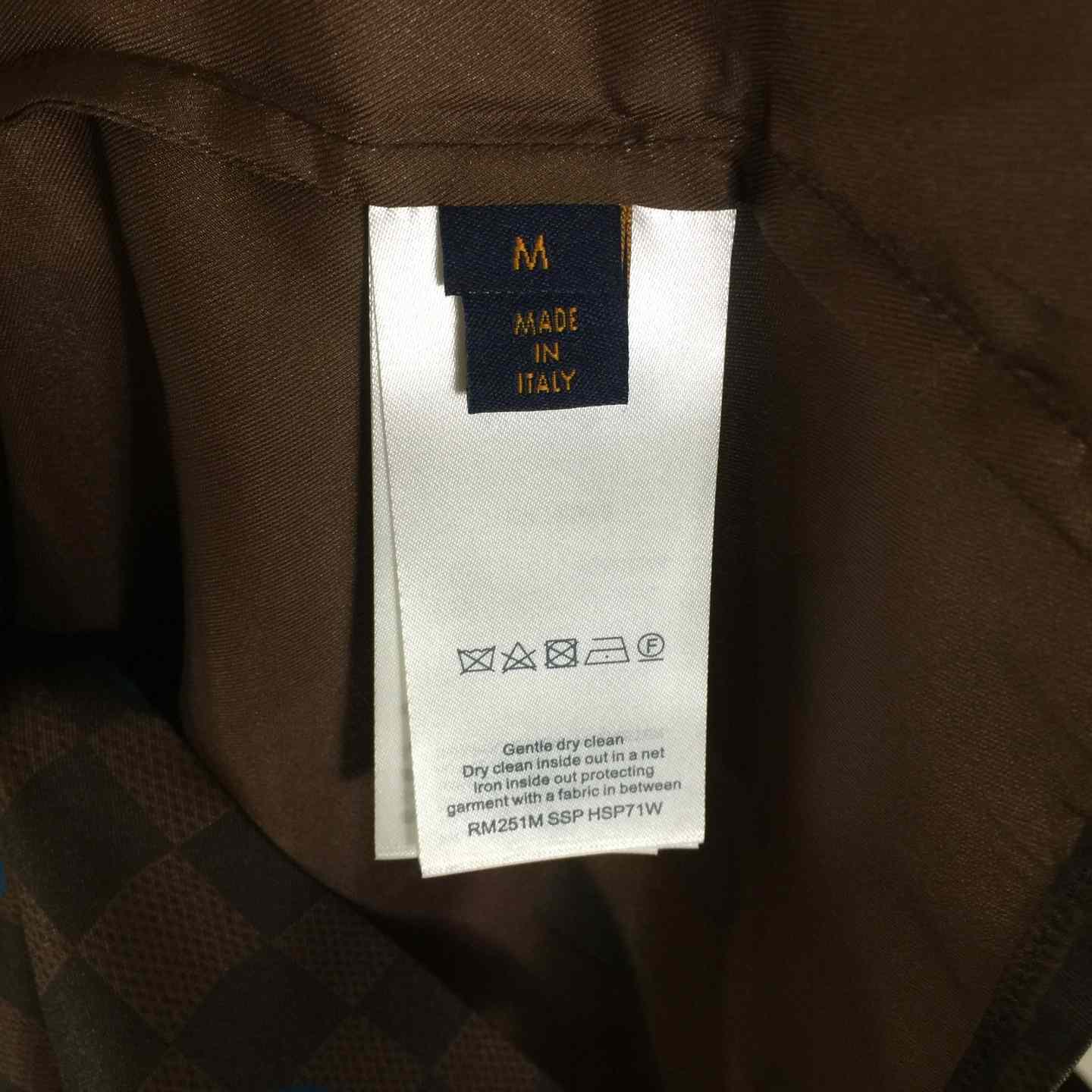 Louis Vuitton Damier Silk Short-Sleeved Shirt    - DopestKickz