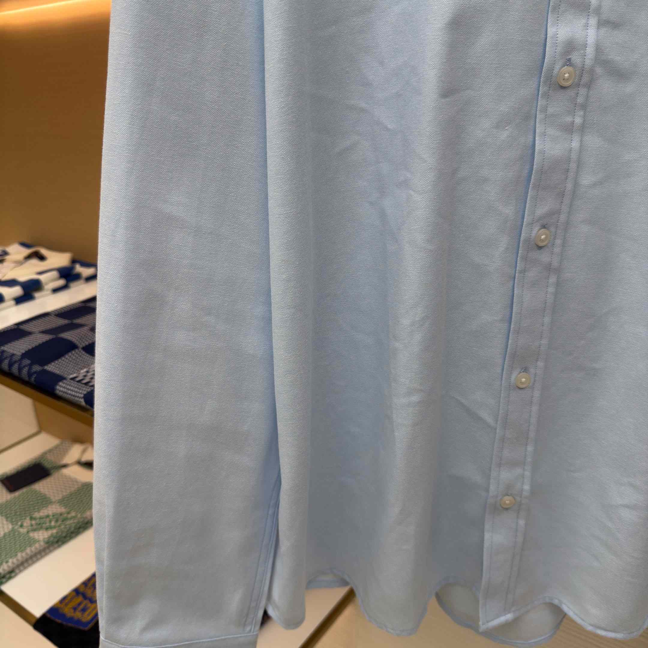 AMI Paris Ami De Coeur Button Down Shirt In Cotton Oxford - DopestKickz