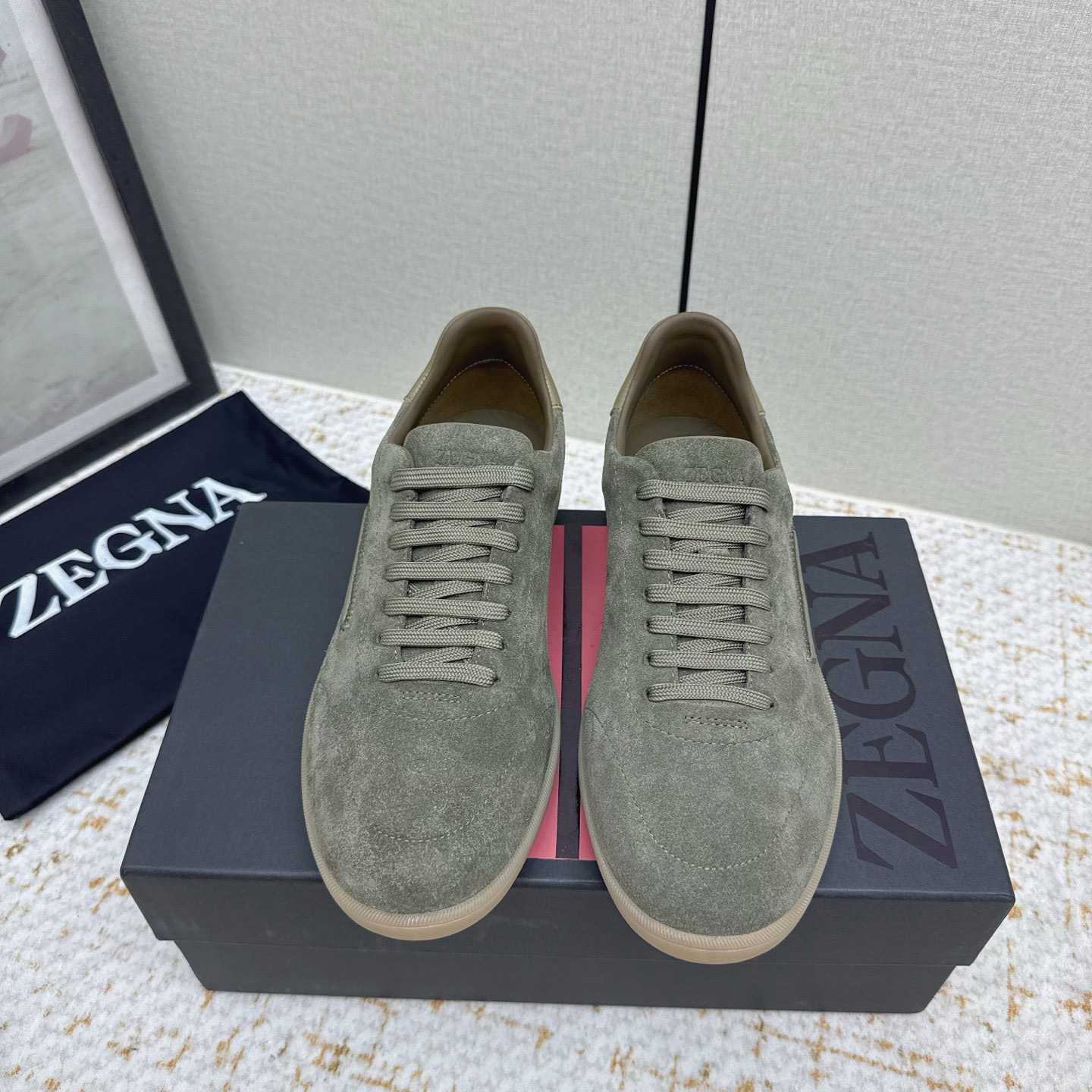 Zegna 232 Suede Sneakers - DopestKickz