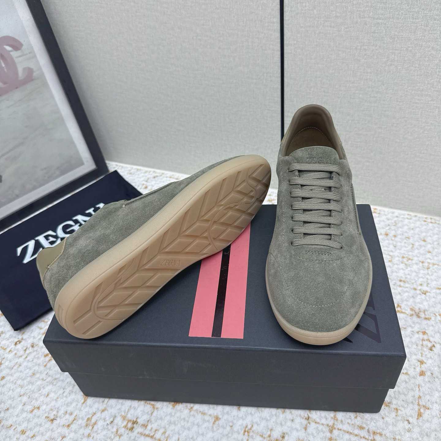 Zegna 232 Suede Sneakers - DopestKickz