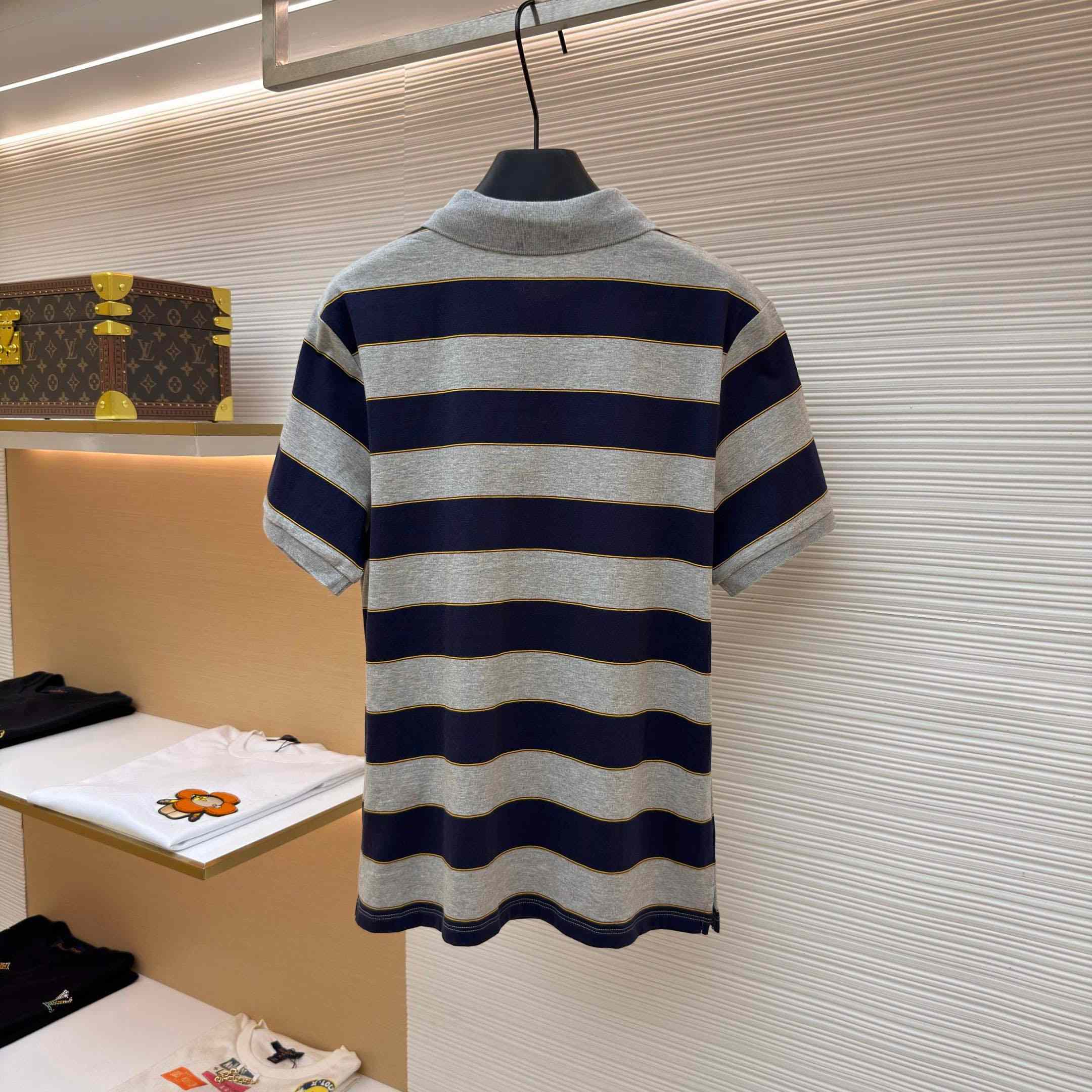 Miu Miu Striped Jersey Polo Shirt - DopestKickz