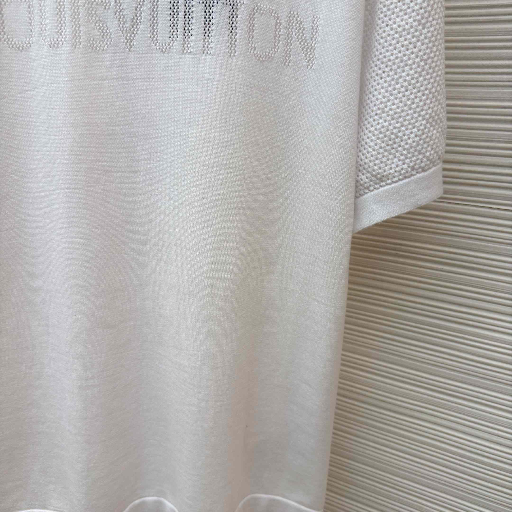 Louis Vuitton Cotton-Cashmere Short-Sleeved Crewneck  - DopestKickz