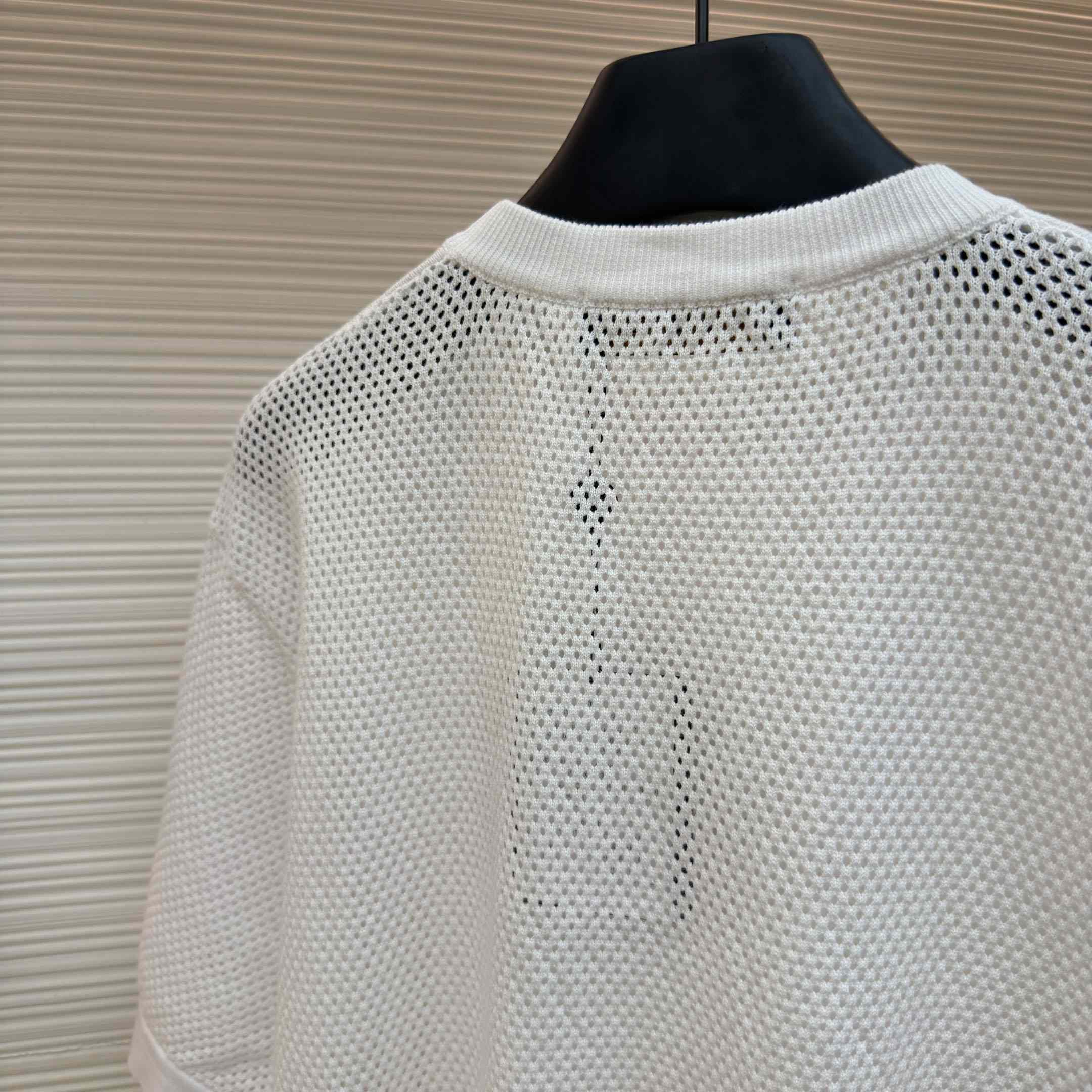 Louis Vuitton Cotton-Cashmere Short-Sleeved Crewneck  - DopestKickz