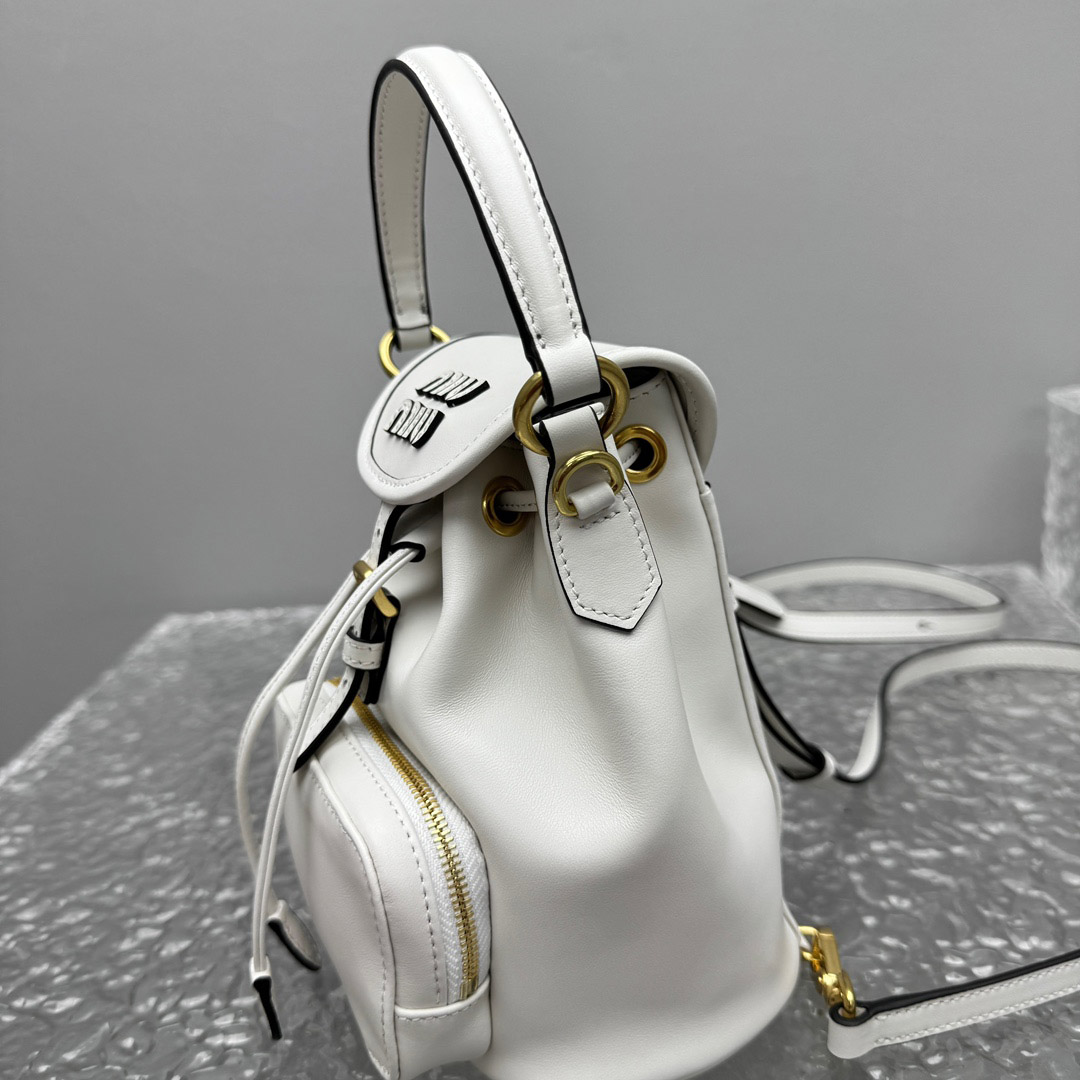 Miu Miu  Leather Mini-Backpack - DopestKickz