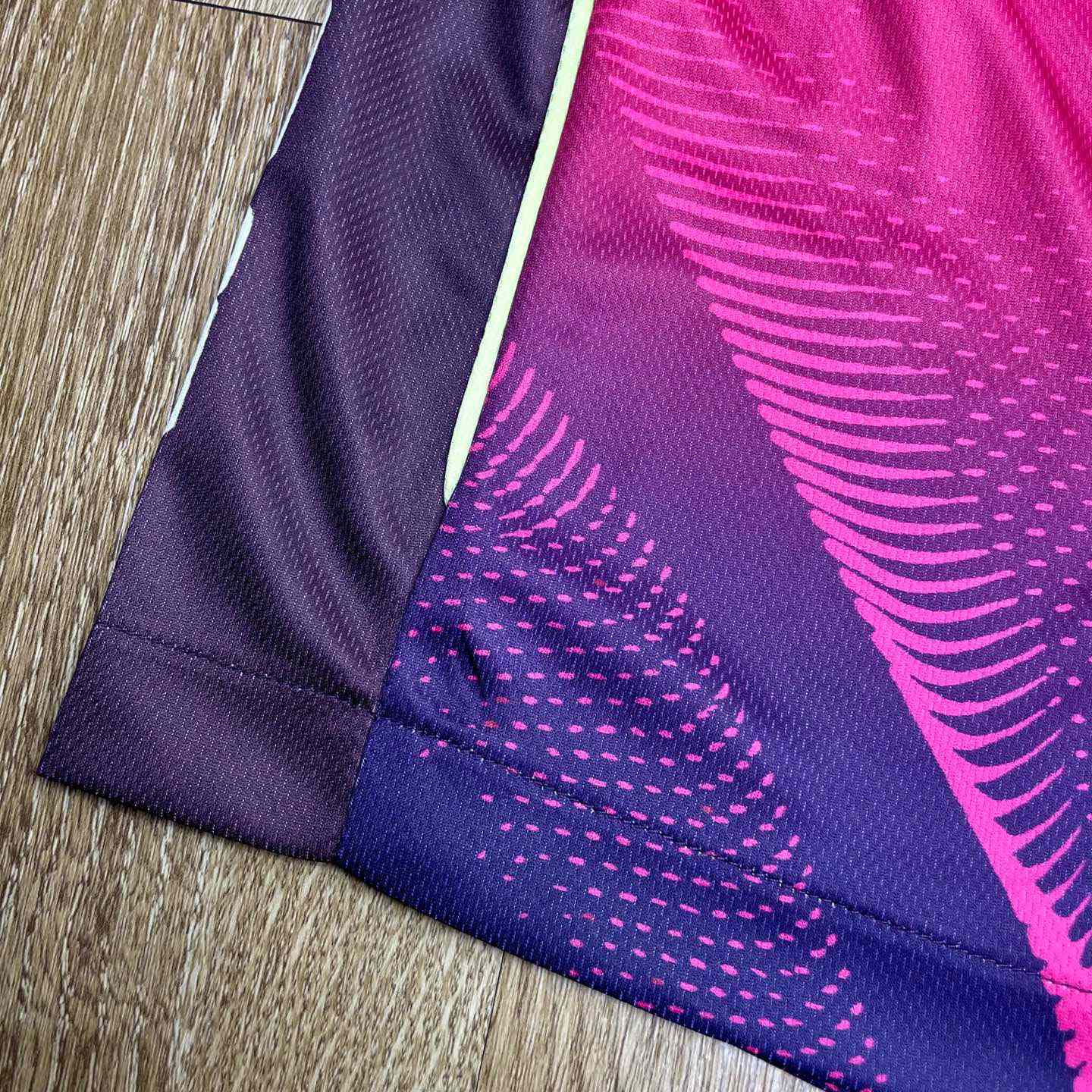 Casablanca Aubergine Gradient Football Shorts C1142 - DopestKickz