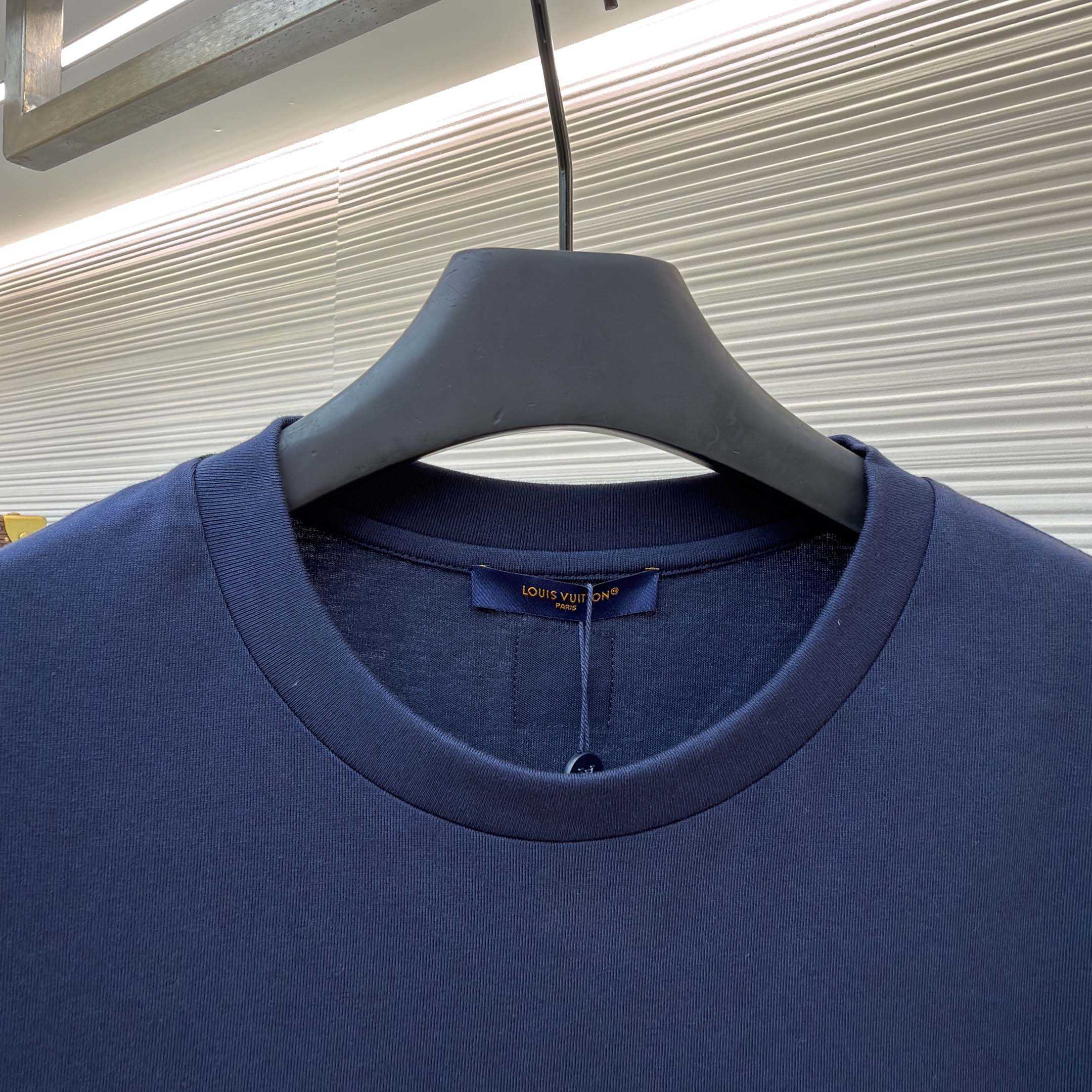 Louis Vuitton Denim Signature T-Shirt   1AK7HB - DopestKickz