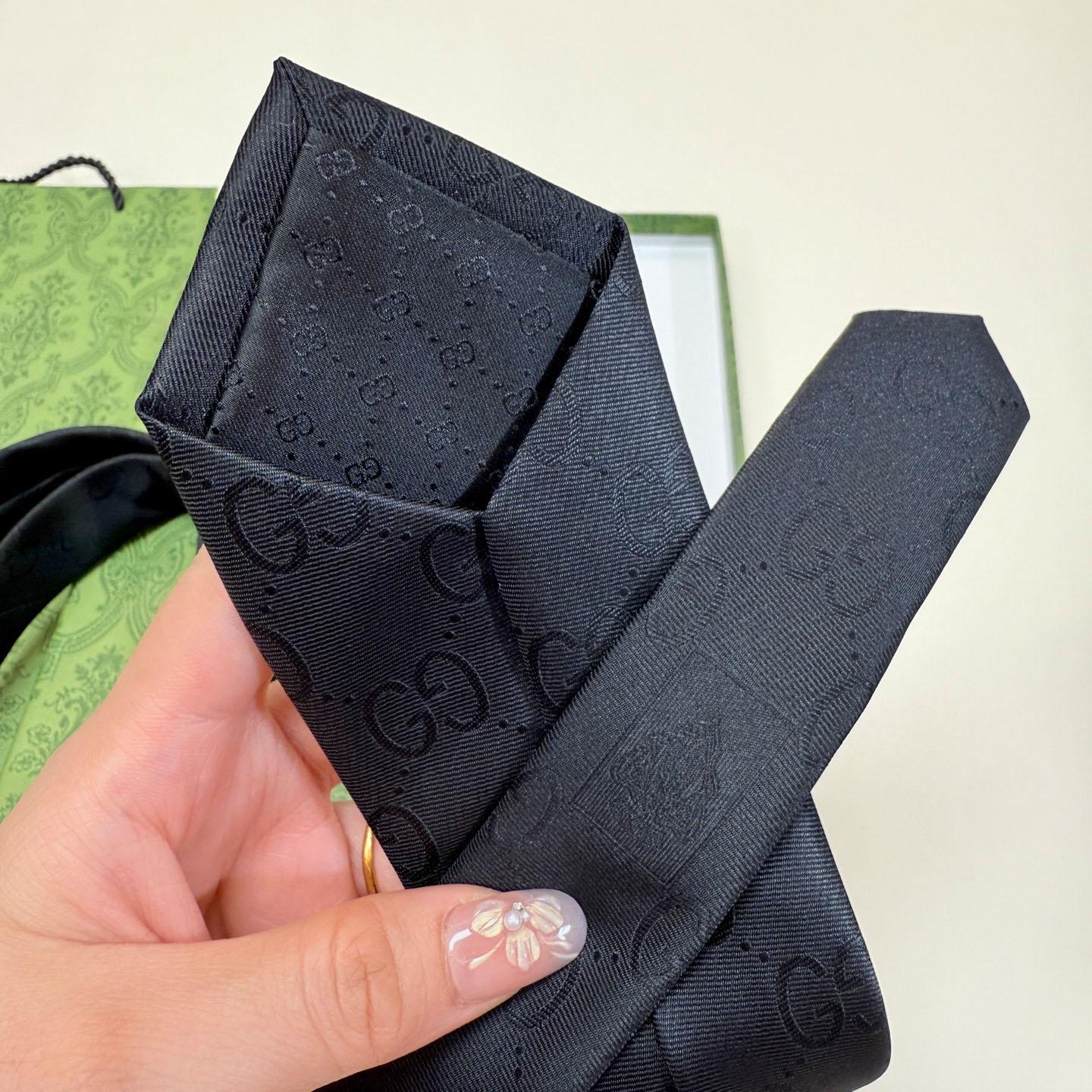 Gucci GG Silk Cotton Tie - DopestKickz