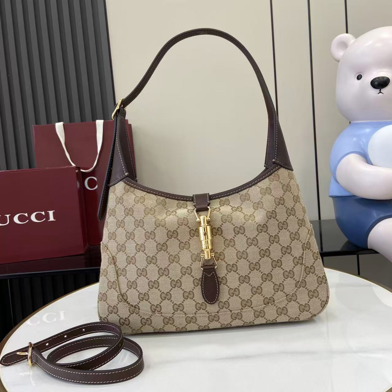 Gucci Jackie 1961 Medium Shoulder Bag - DopestKickz