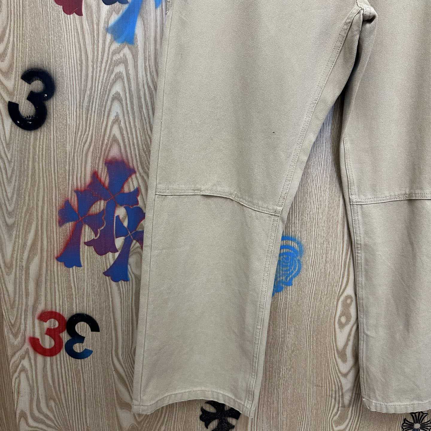 Chrome Hearts Cross Patch Double Knee Carpenter Pants - DopestKickz